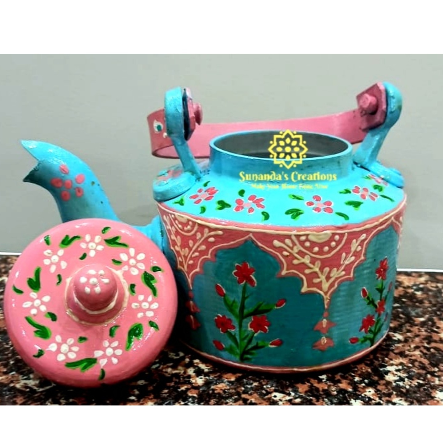 Handpainted designer kettle