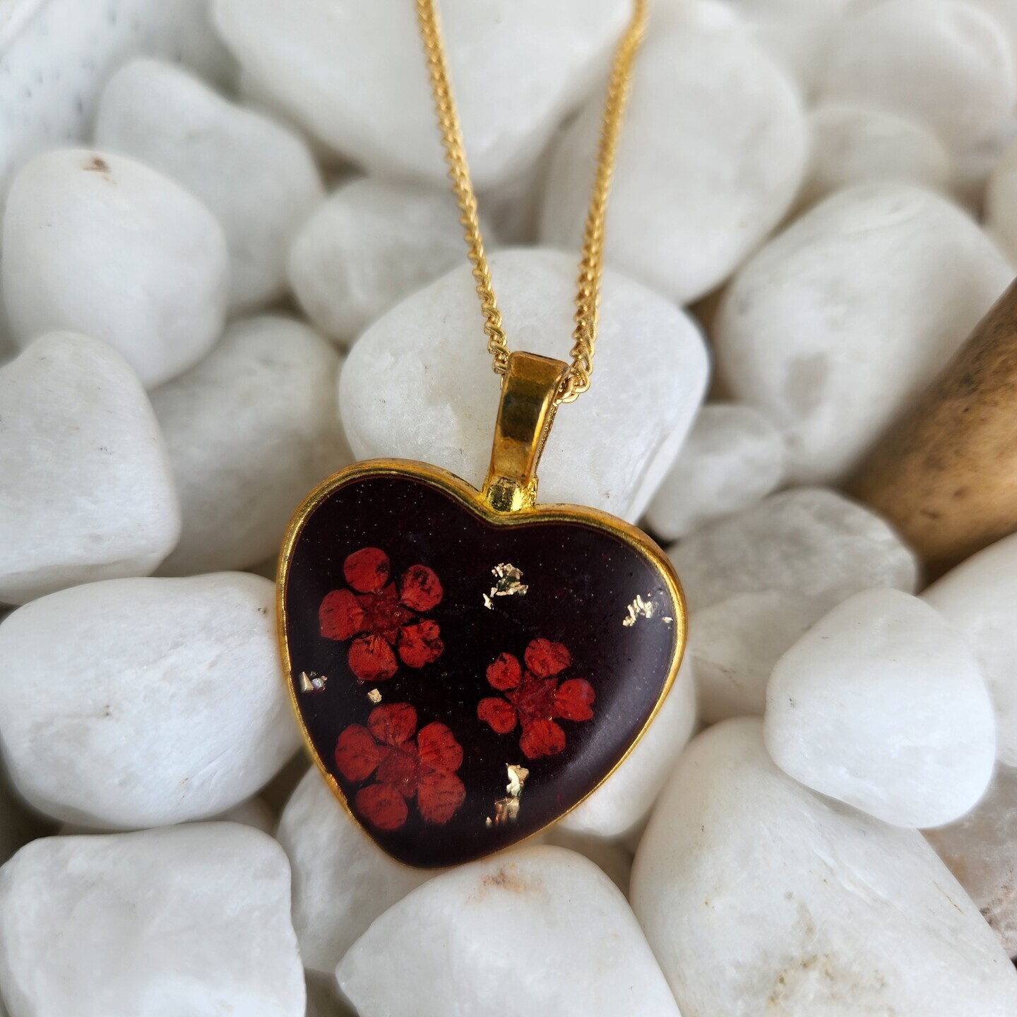 Handcrafted Real Dried Flower Necklace