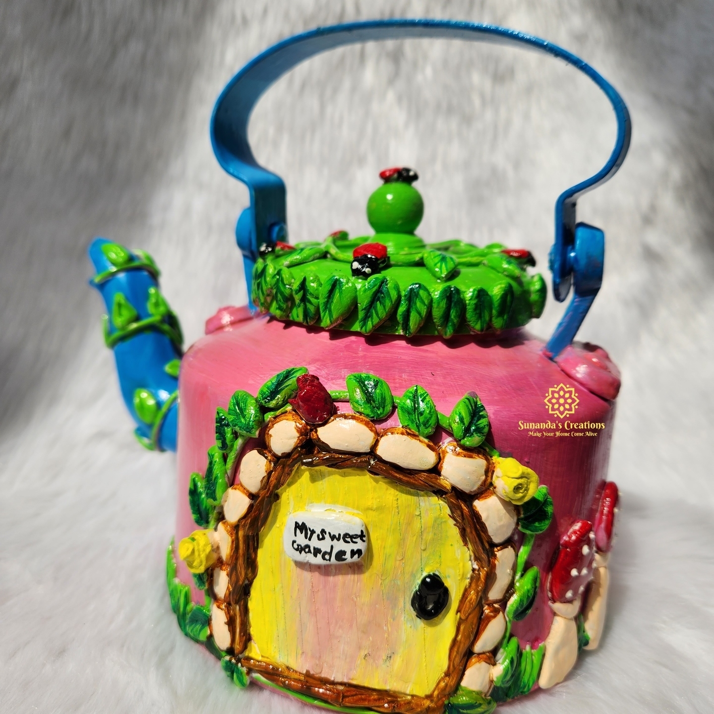 Fairy Land Themed/Handpainted/Personalized/Kettle