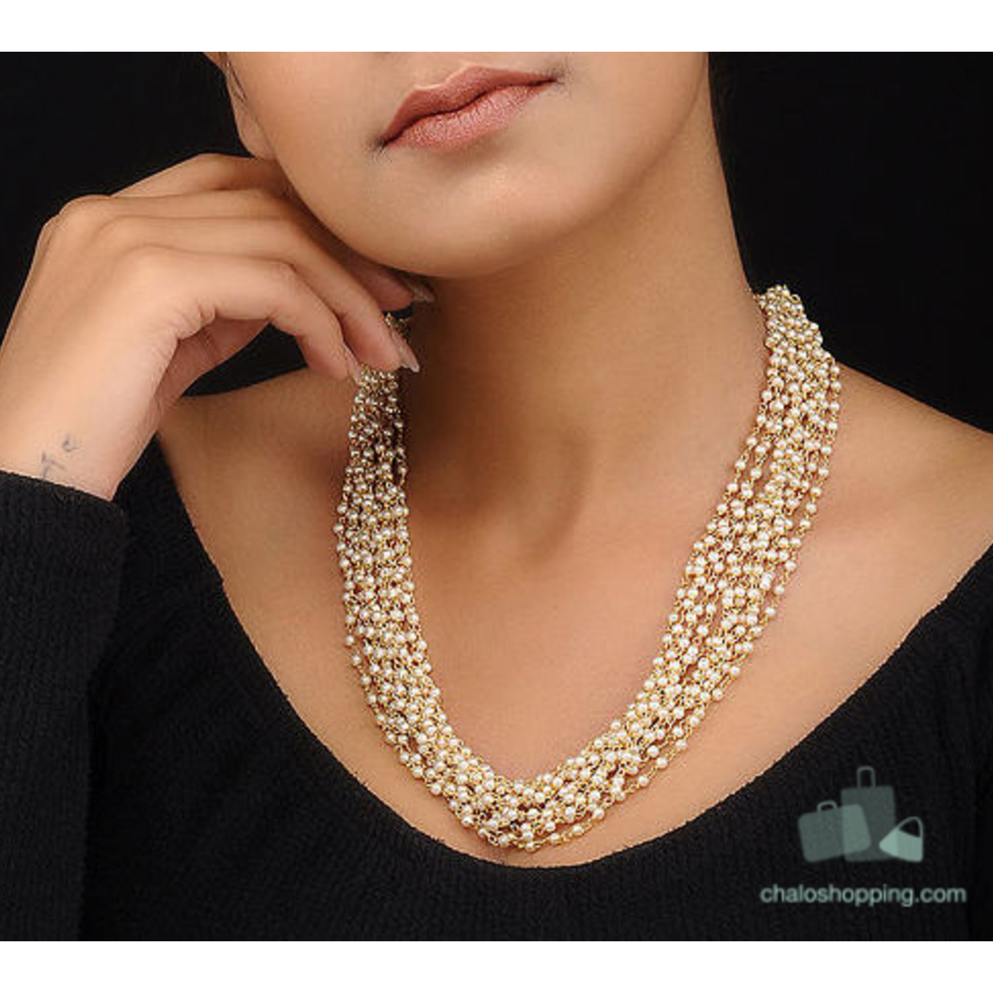 Multilayer Taiwan Pearl Necklace