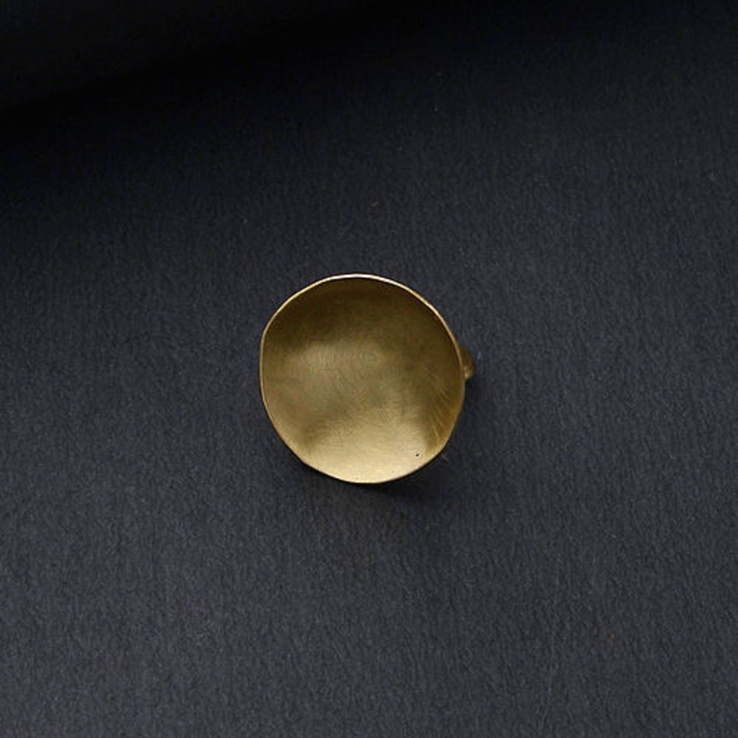 Handmade Brass Ring with Antique Matte Finish