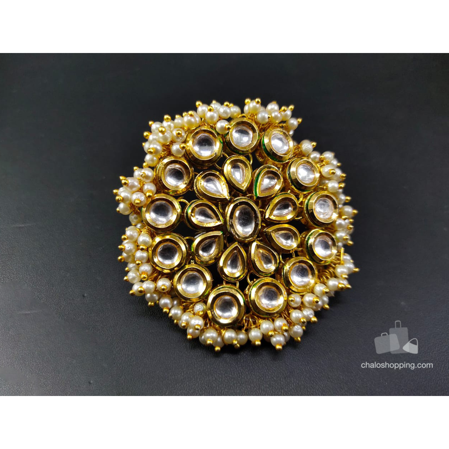 Kundan Inspired High Quality Chakra Ring