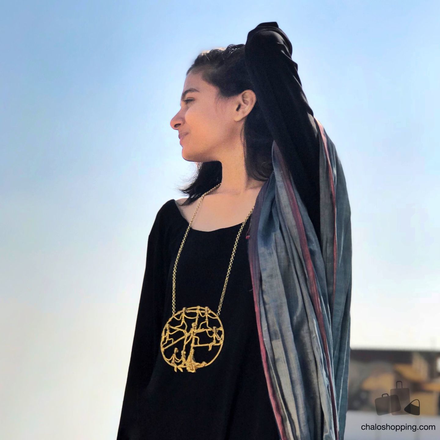 Tree of Life Handmade Tribal Dhokra Necklace