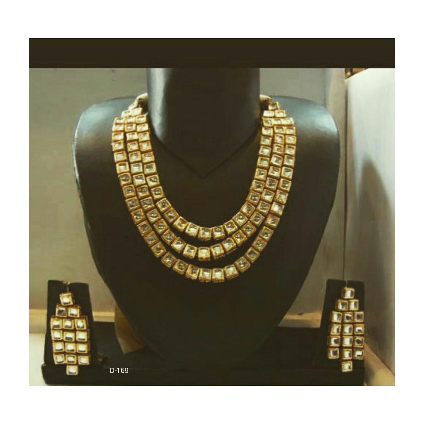 Kundan Long Set With Earring