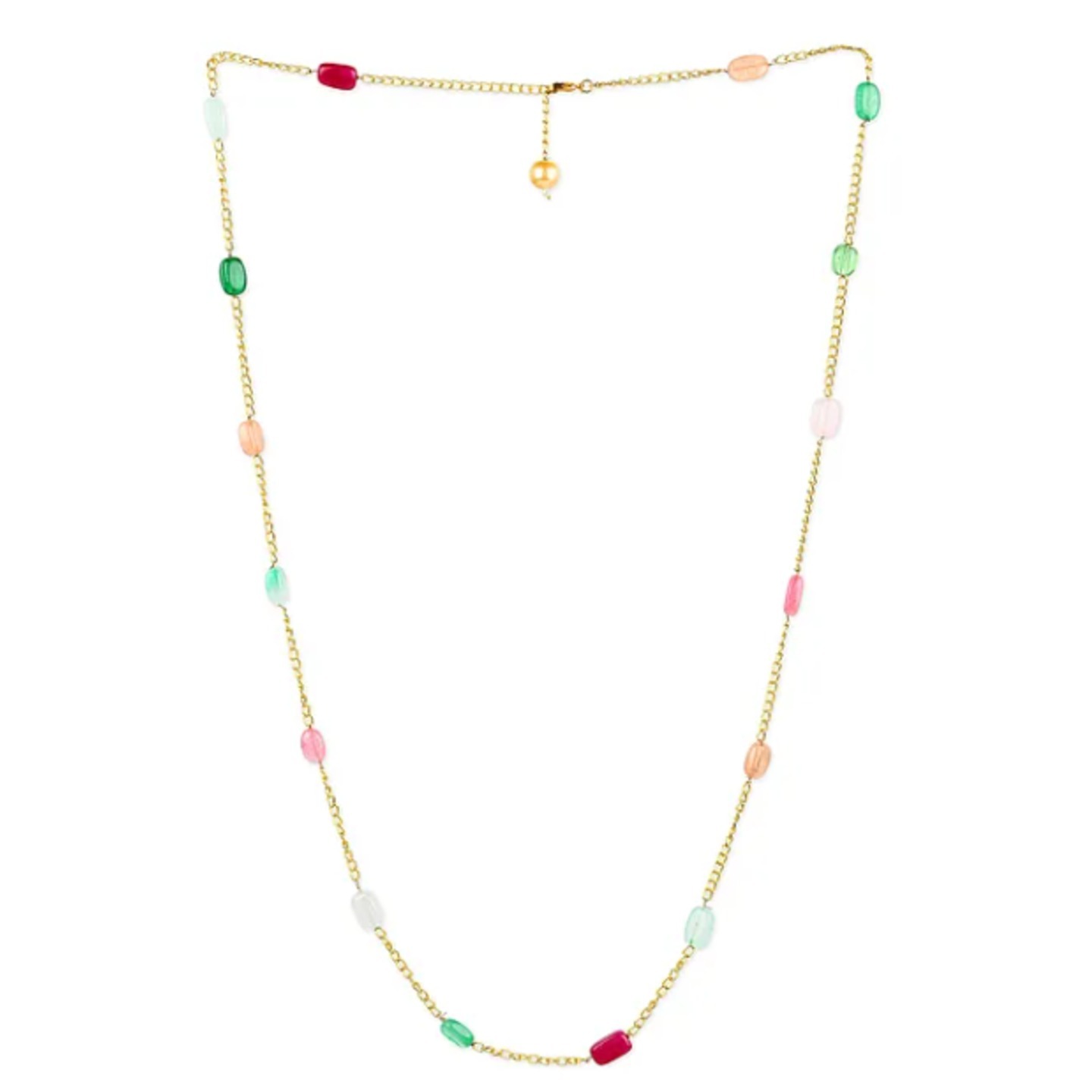 Multicolor Gold Plated Necklace