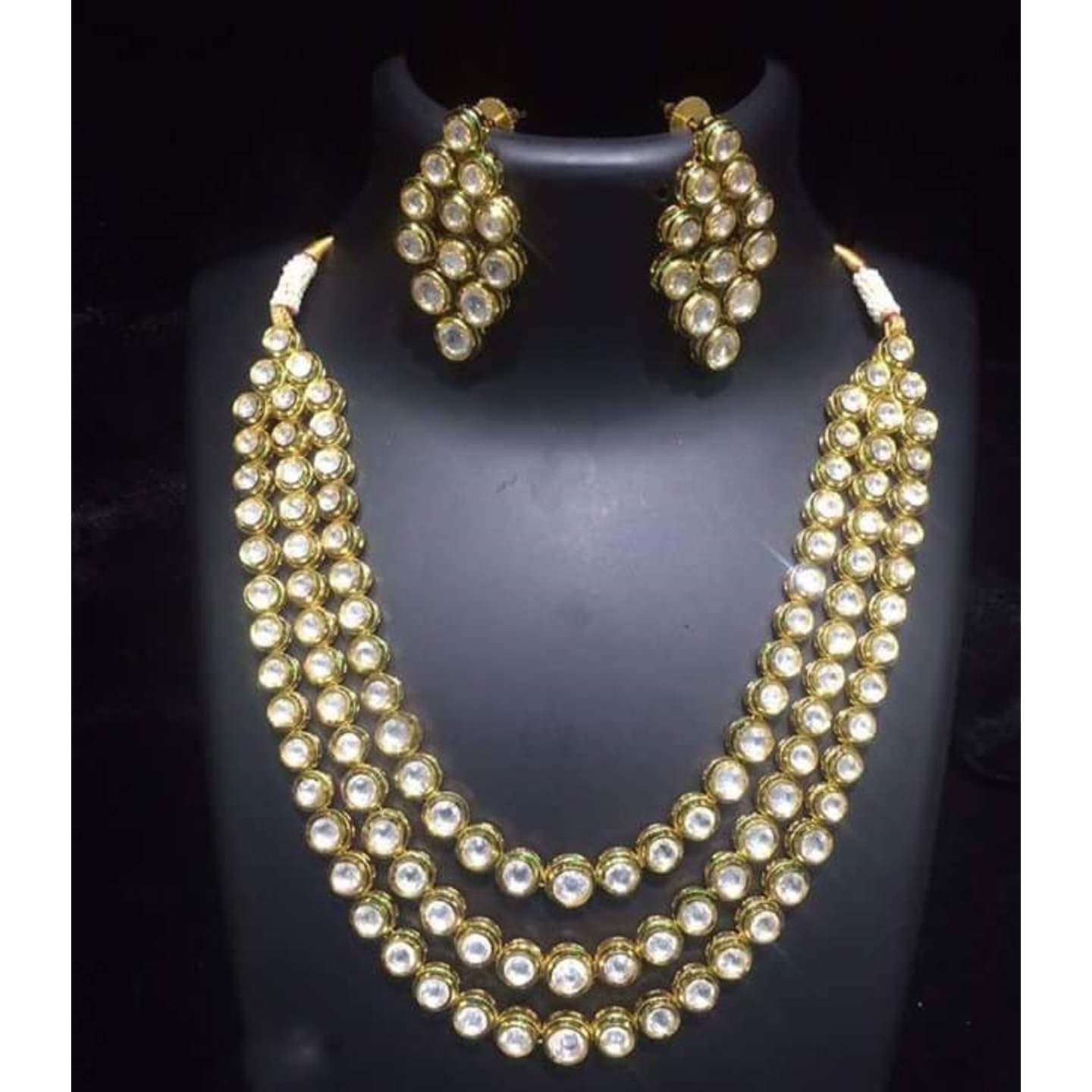 Kundan Necklace Set With Earring