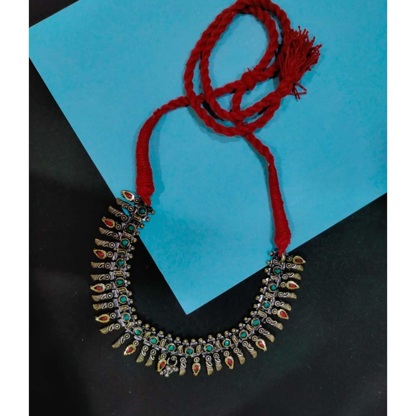 Two Ton High Quality Chip Work With Necklace Set