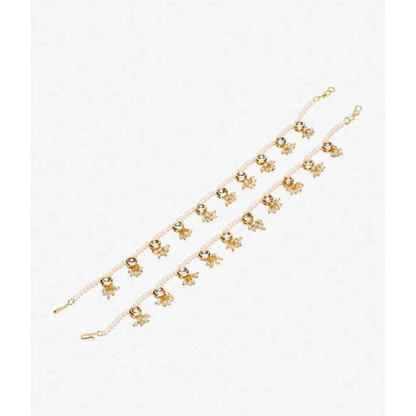 High Quality Kundan Anklets