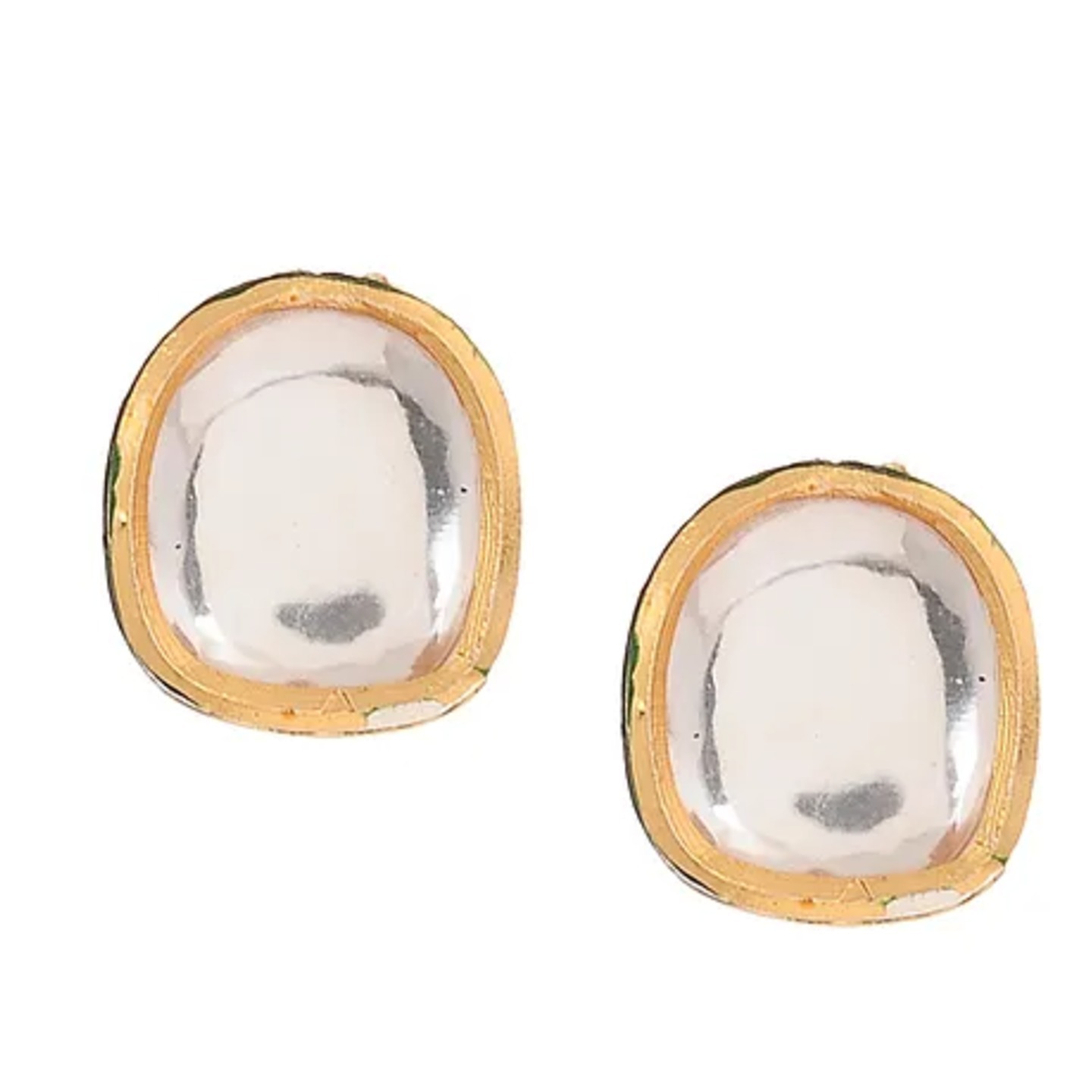 Gold Tone Kundan Earring