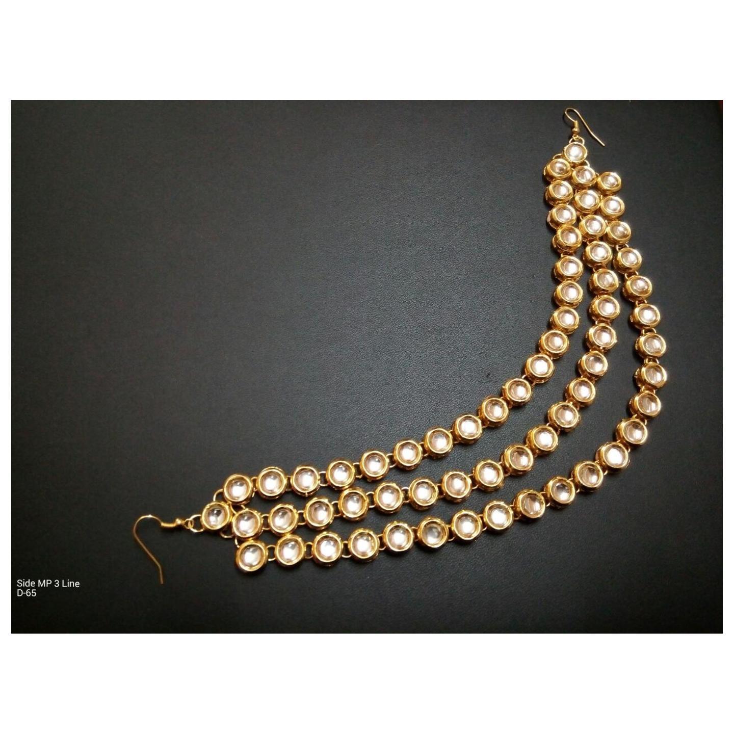 High Quality Kundan Double Layer MathaPatti