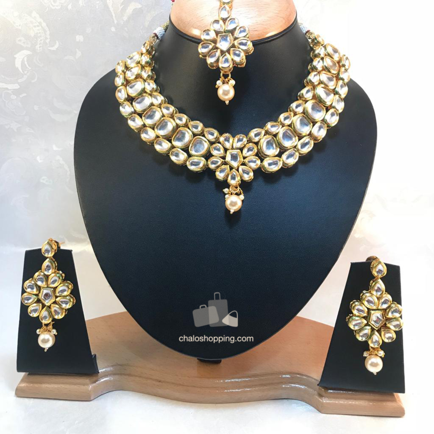 High Quality Kundan Inspired Necklace Set