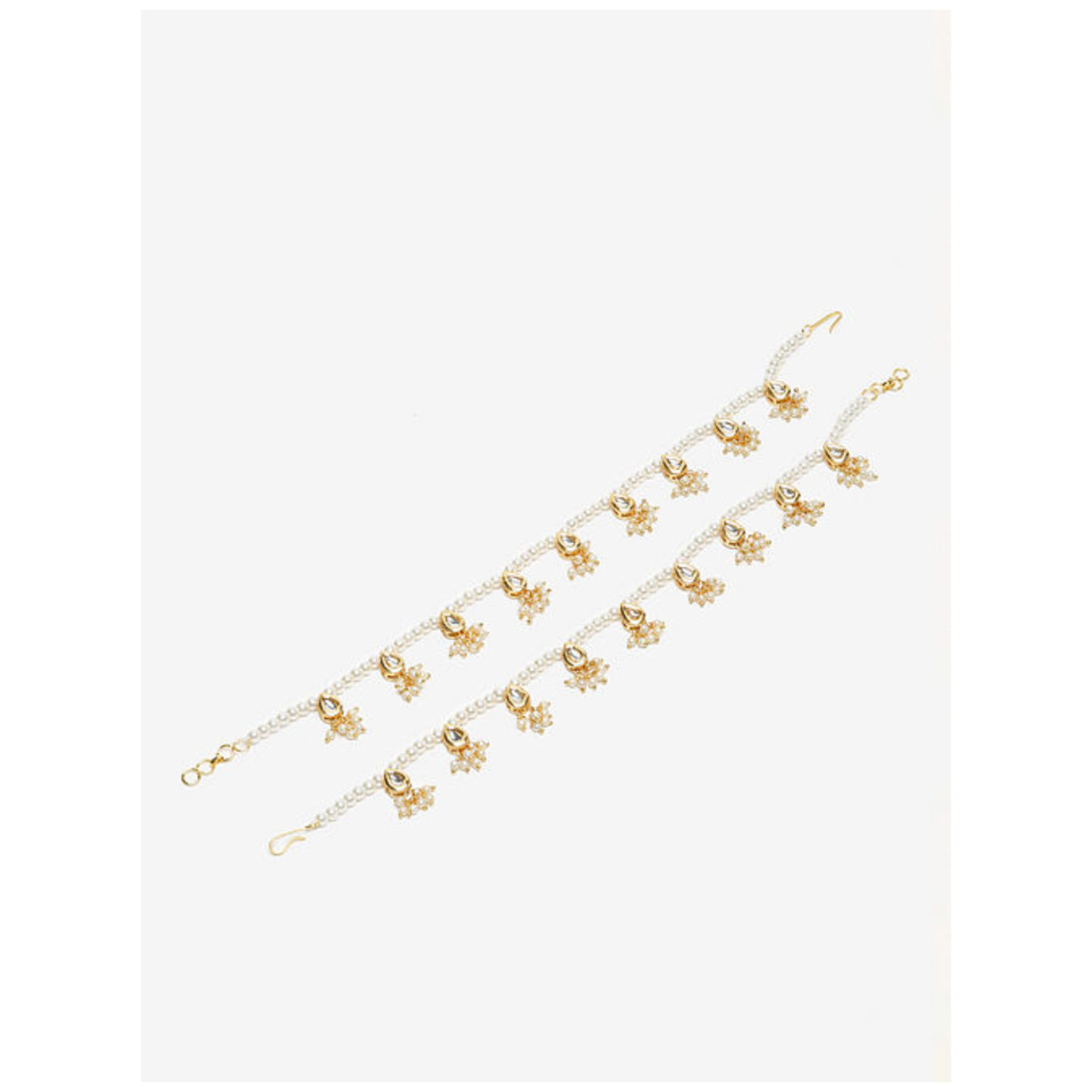 High Quality Kundan Anklets