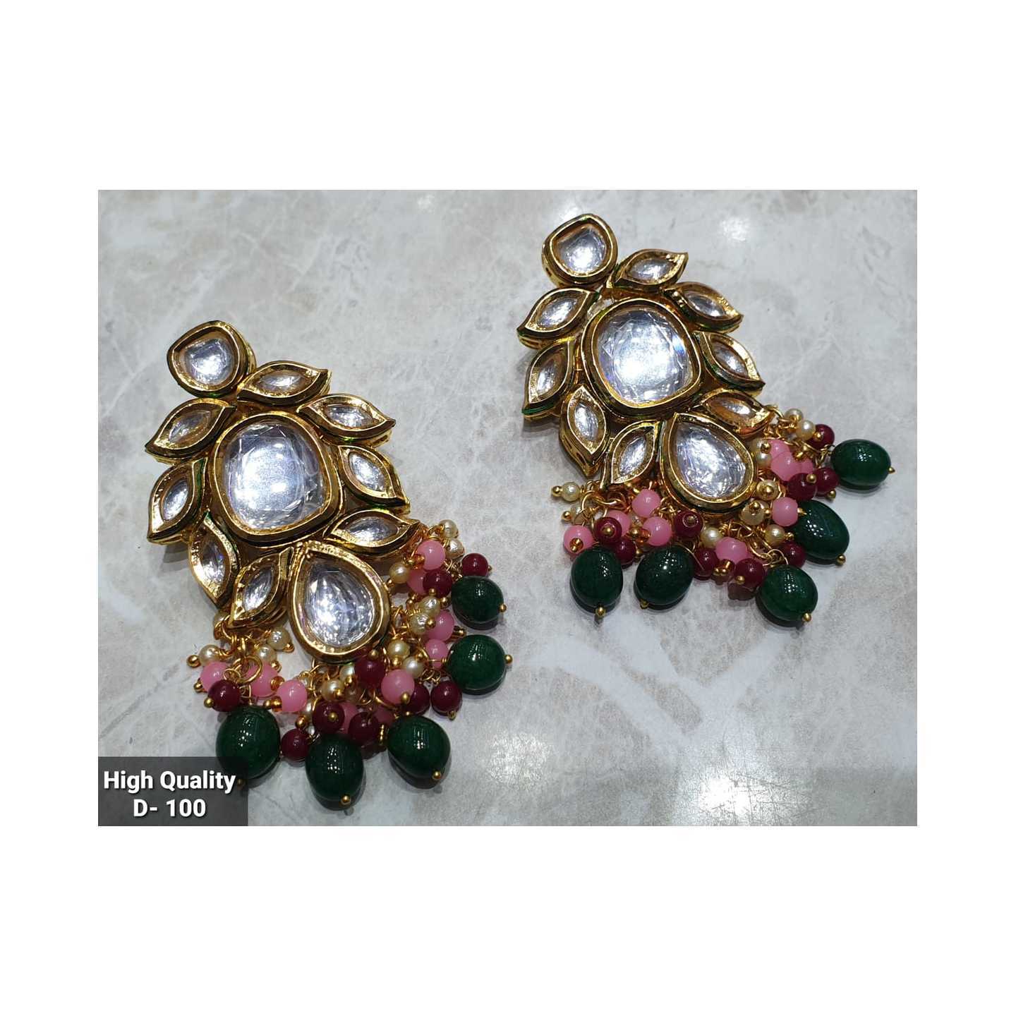High Quality Kundan Earring MaltyColor