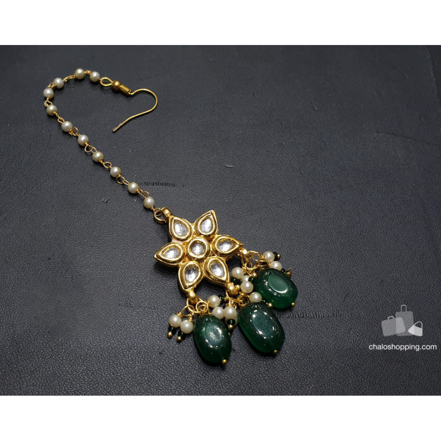 Green Stone Star Tika