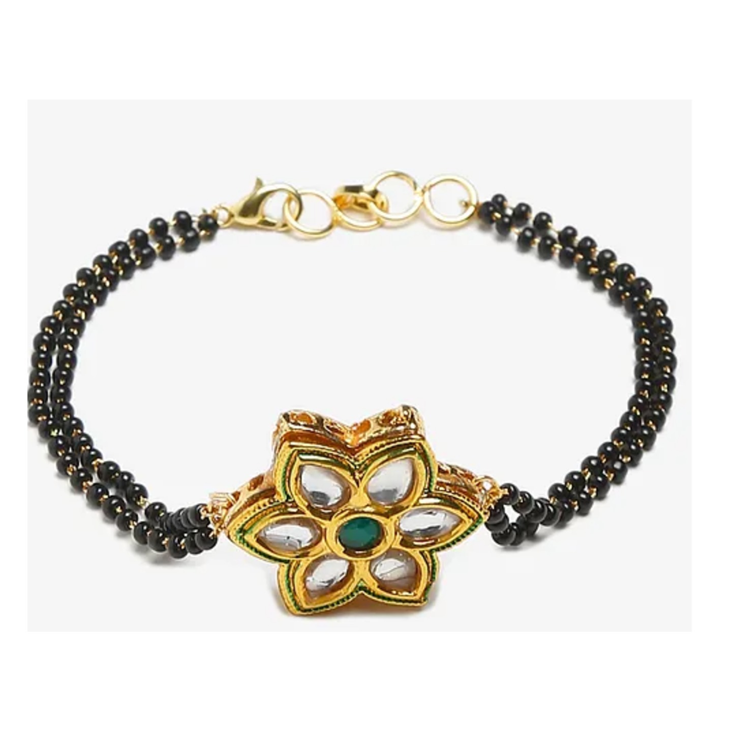 Black Gold Tone Mangalsutra