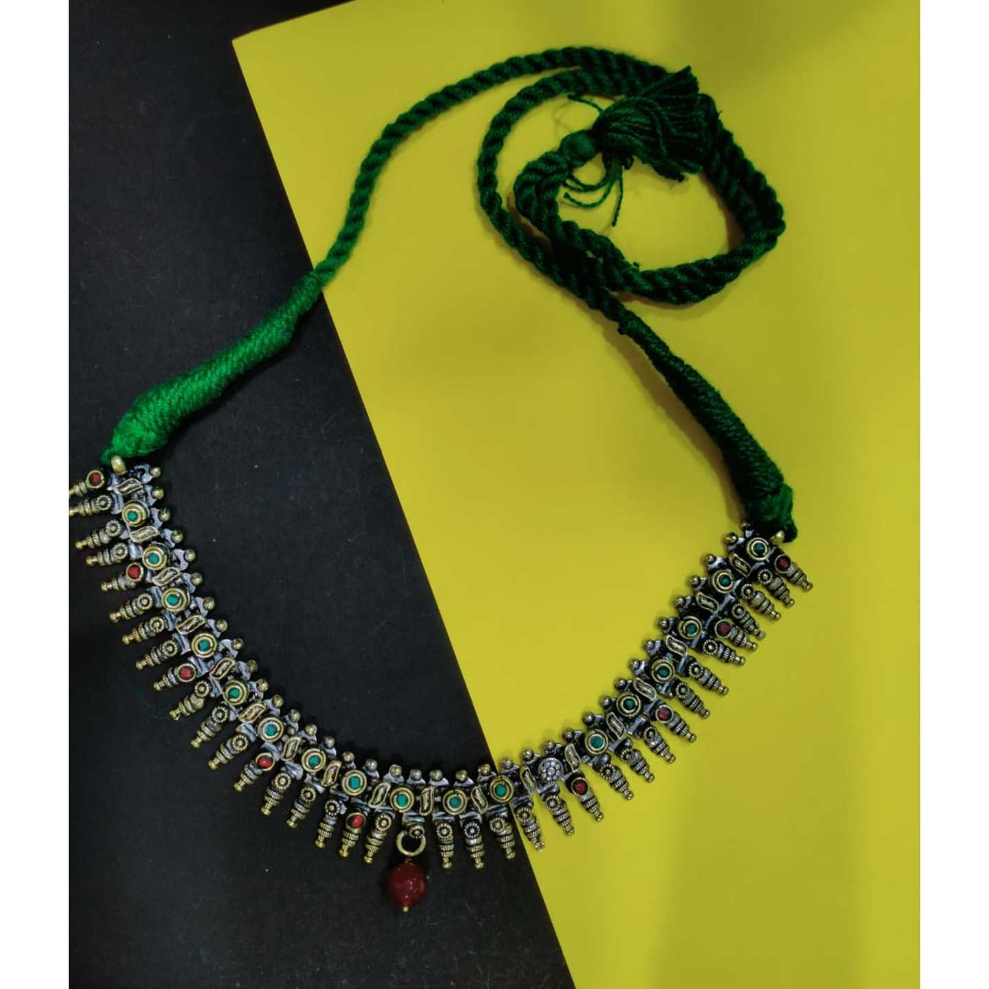 Two Ton High Quality Chip Work Necklace Set