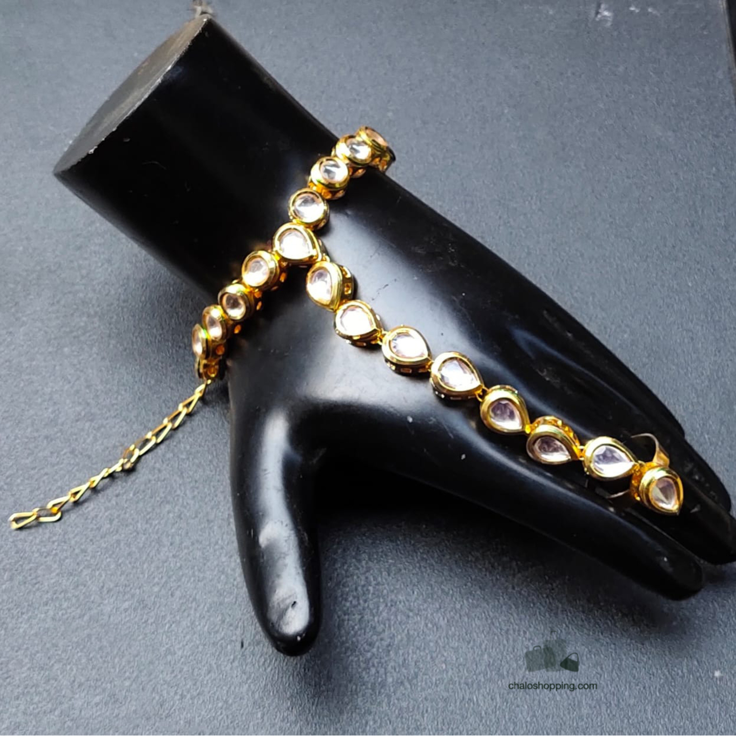 High Quality Kundan Hathphool ( Per Piece)