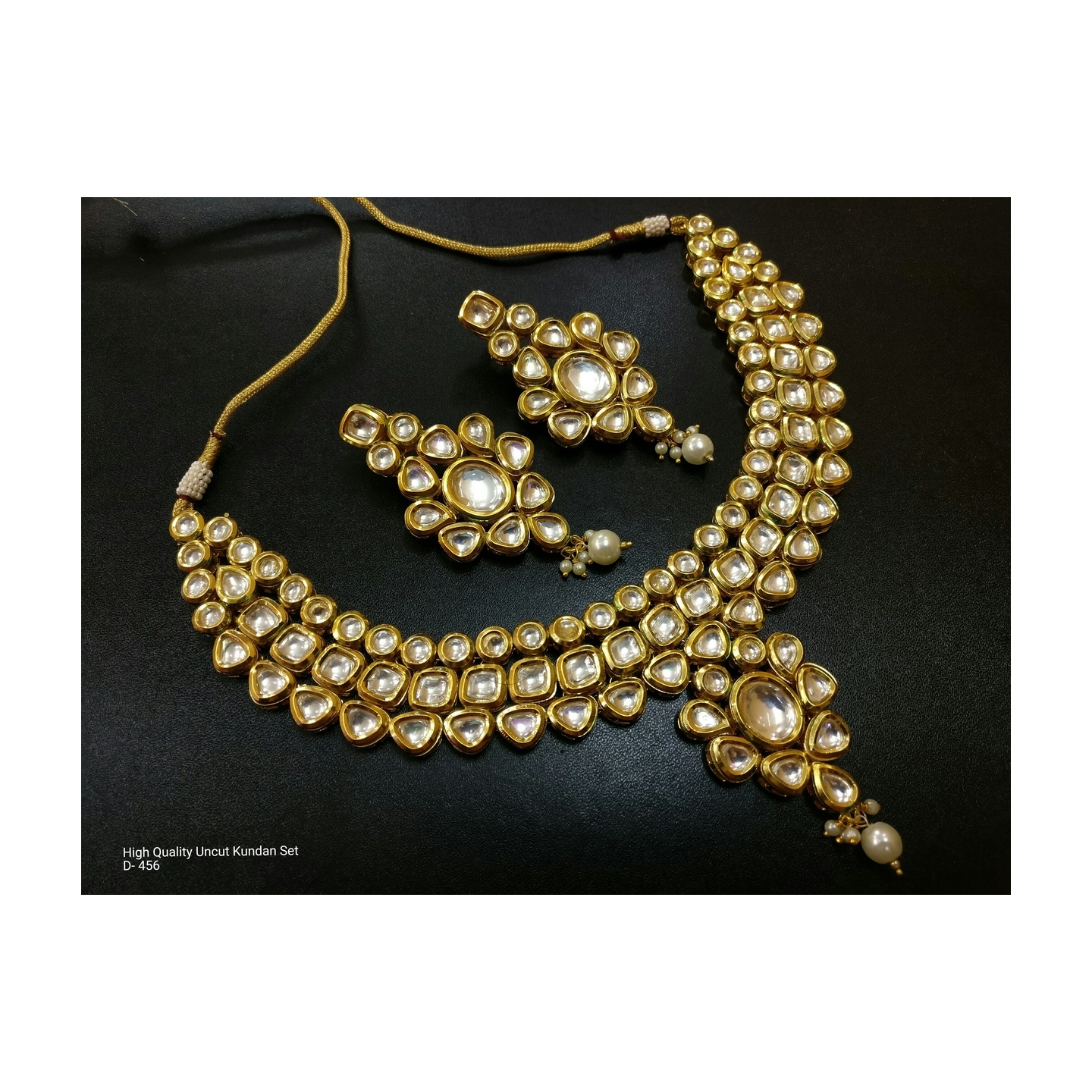 High Quality Kundan Necklace Set With Earring