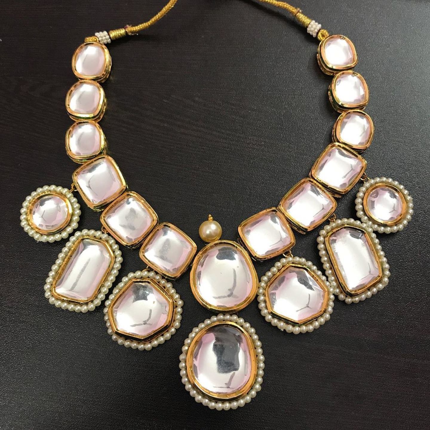 NIEN Uncut kundan statement necklace