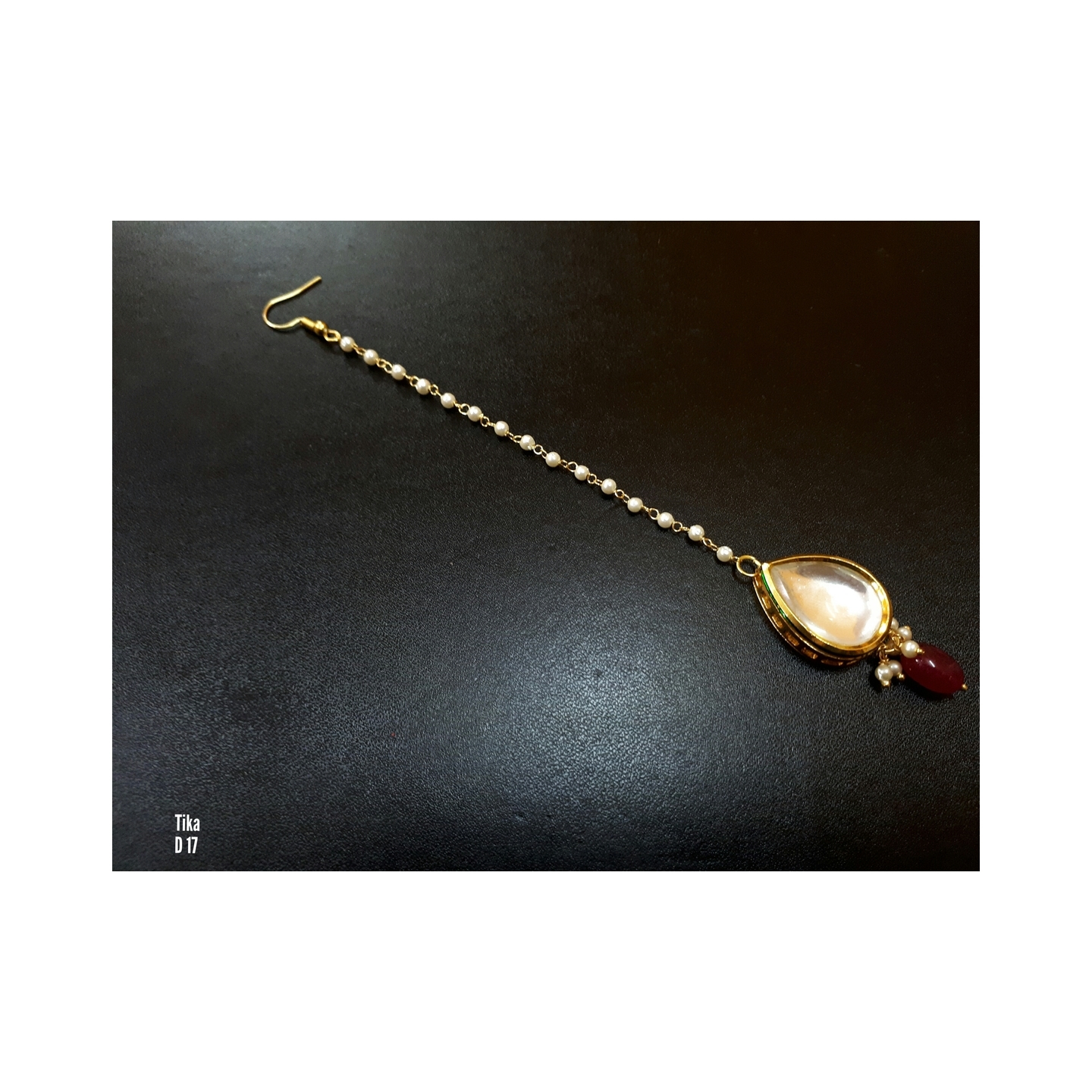 Kundan Tikka Ruby Red 032