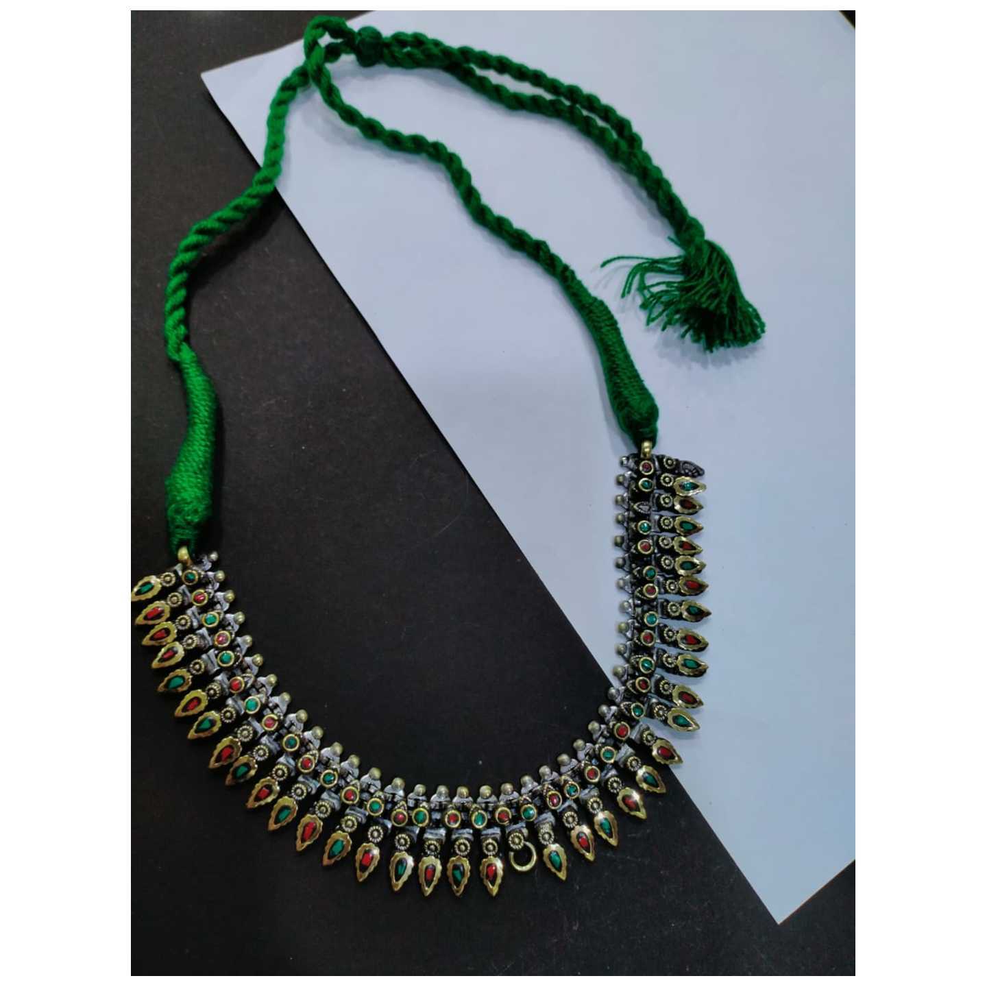 Two Ton High Quality Chip Work Necklace Set