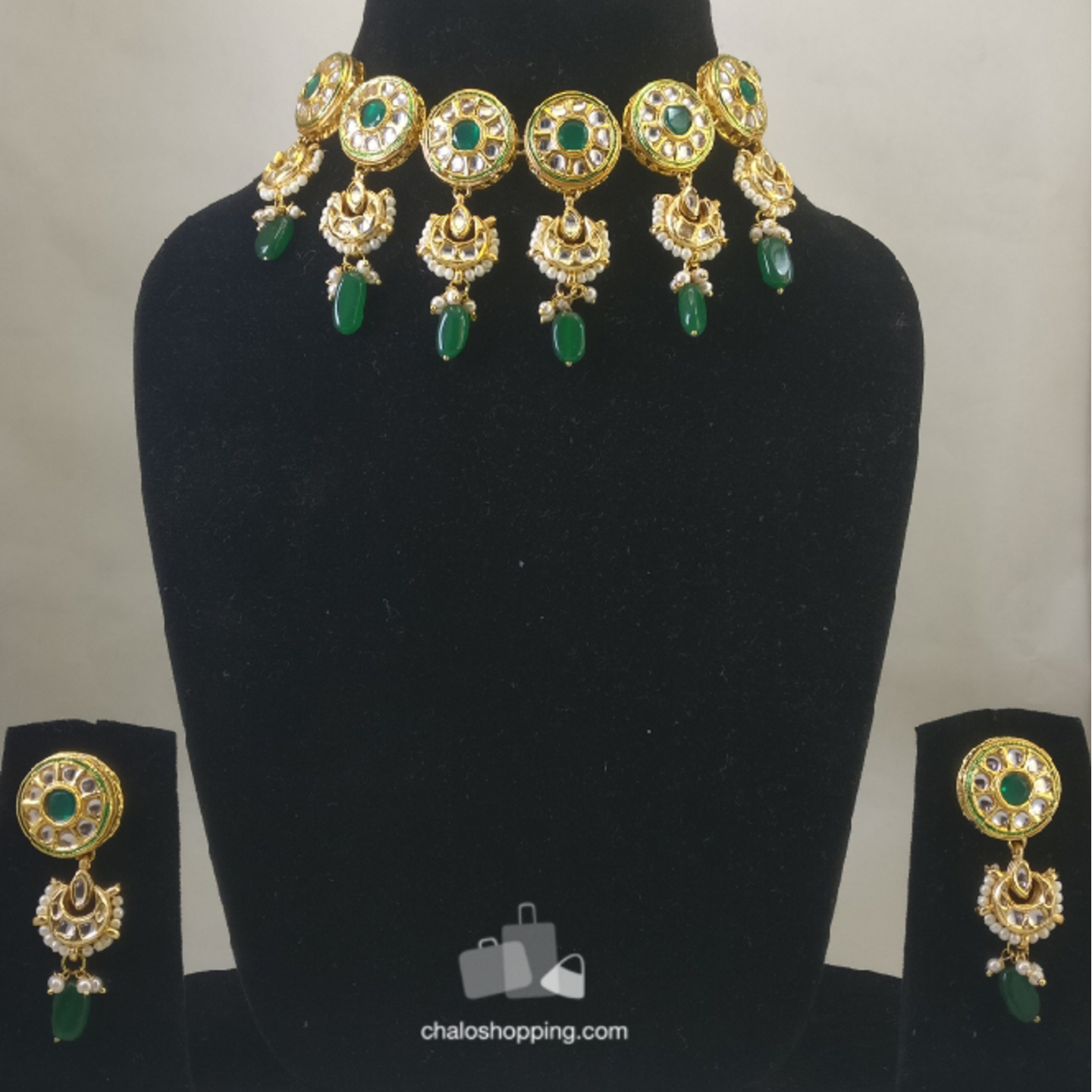 Kundan Inspired Choker Necklace