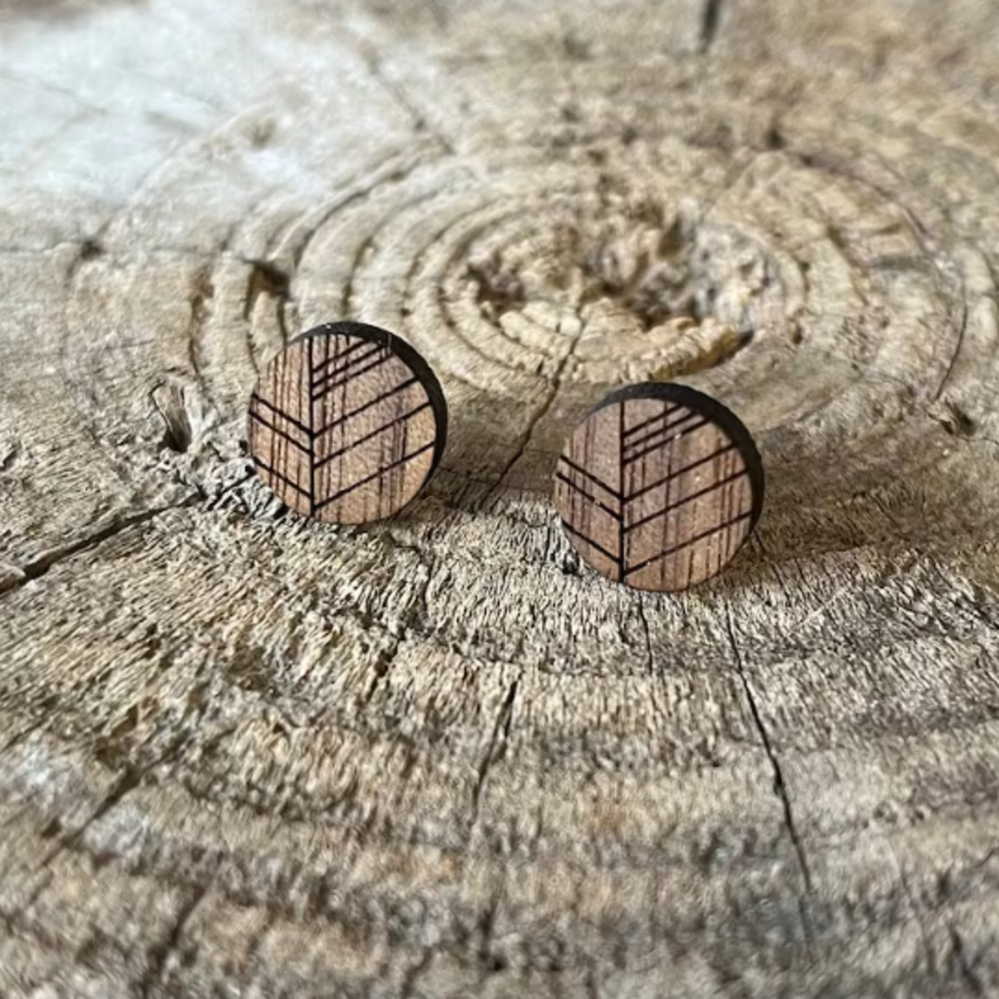 Wooden Earring 0198