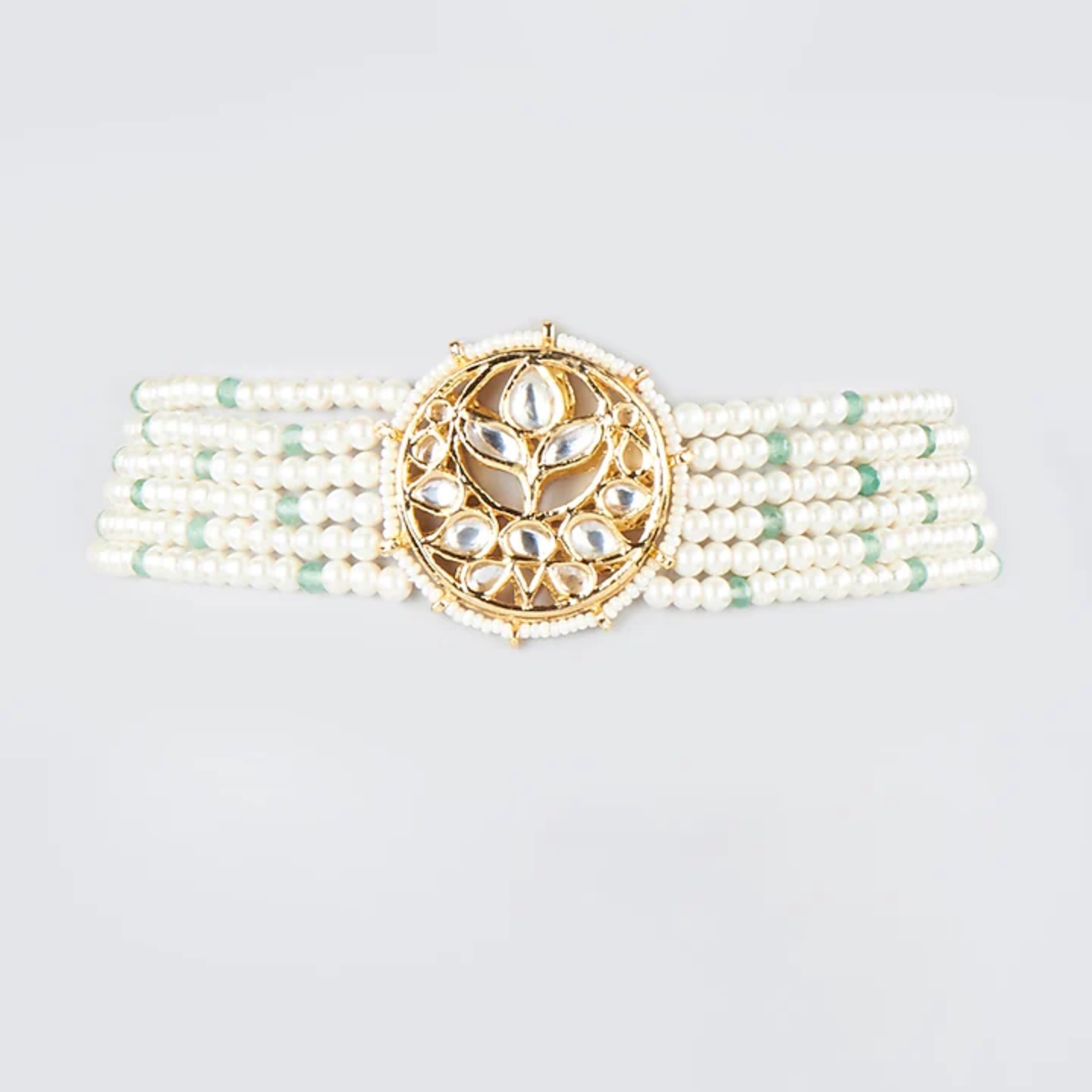 Gold Kundan Choker Necklace