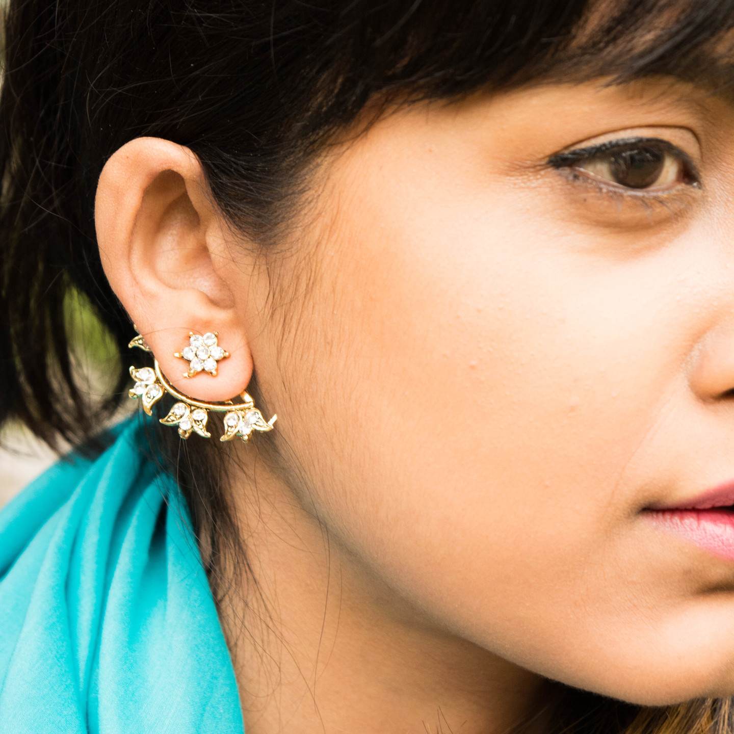 Golden Star Stud Earrings for Women