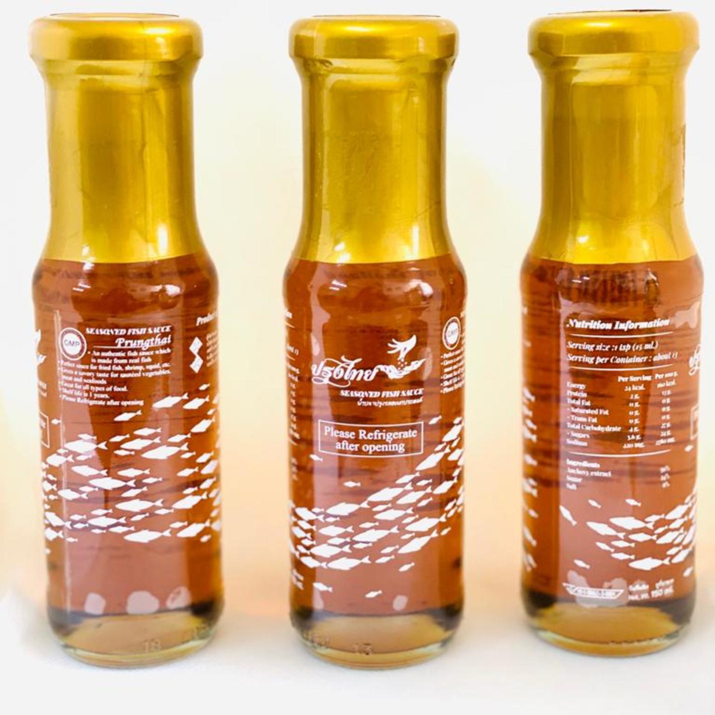 Premium  Thai Fish Sauce 150ml bundle of 3 bottles