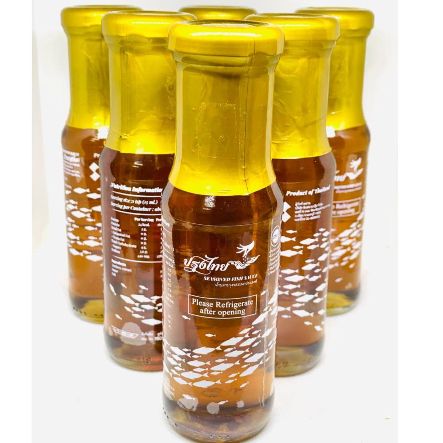 Premium Thai Fish Sauce 150ml bundle of 6 bottles