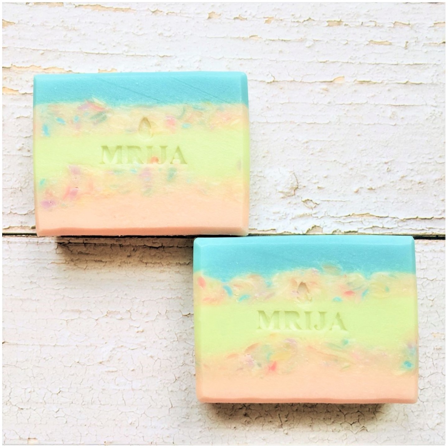 Natural Handmade Soap - Confetti Set of 2