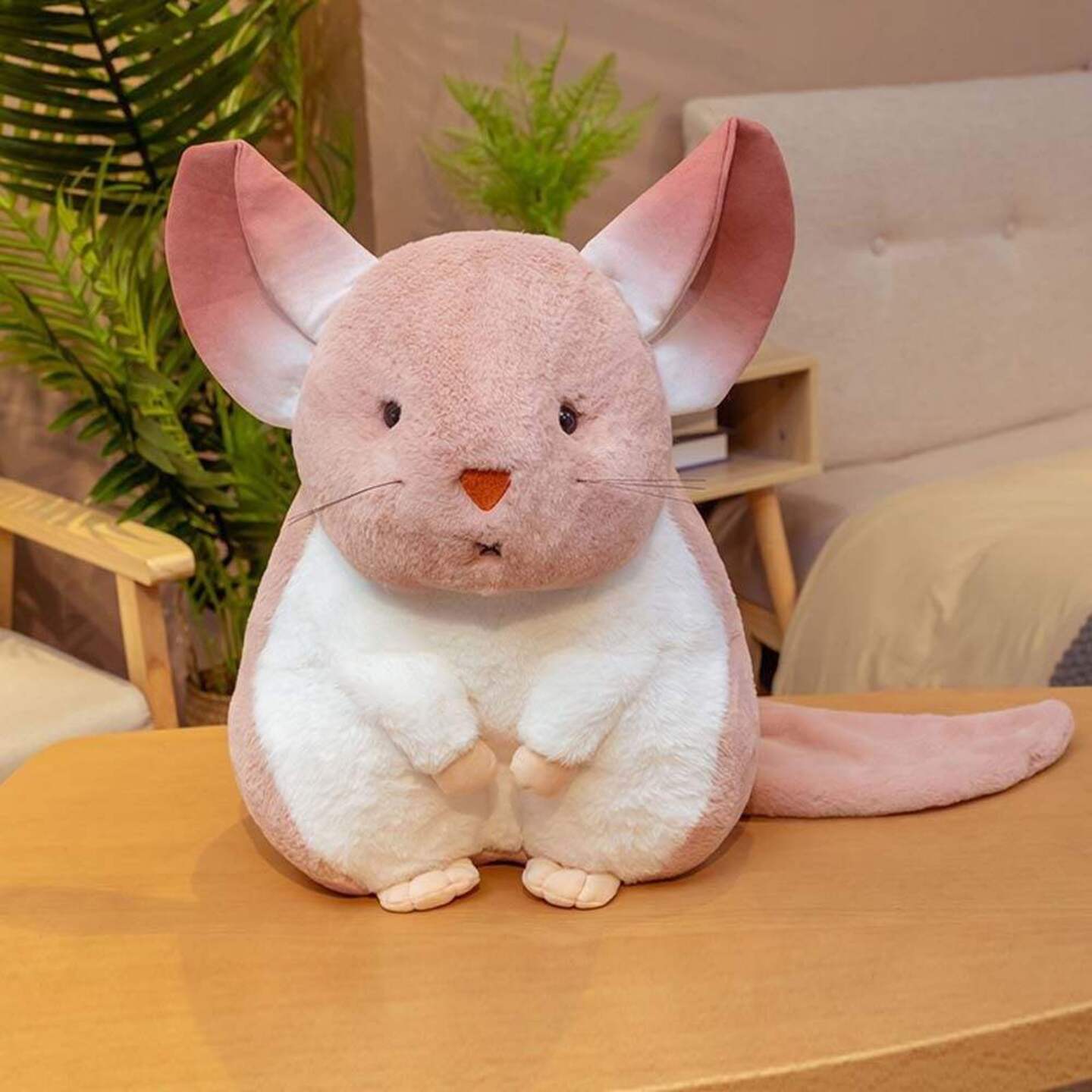 Toy Chinchillas Plush Pillow Home Decoration Cushion Stuffed Toys Chinchillas Plush Doll
