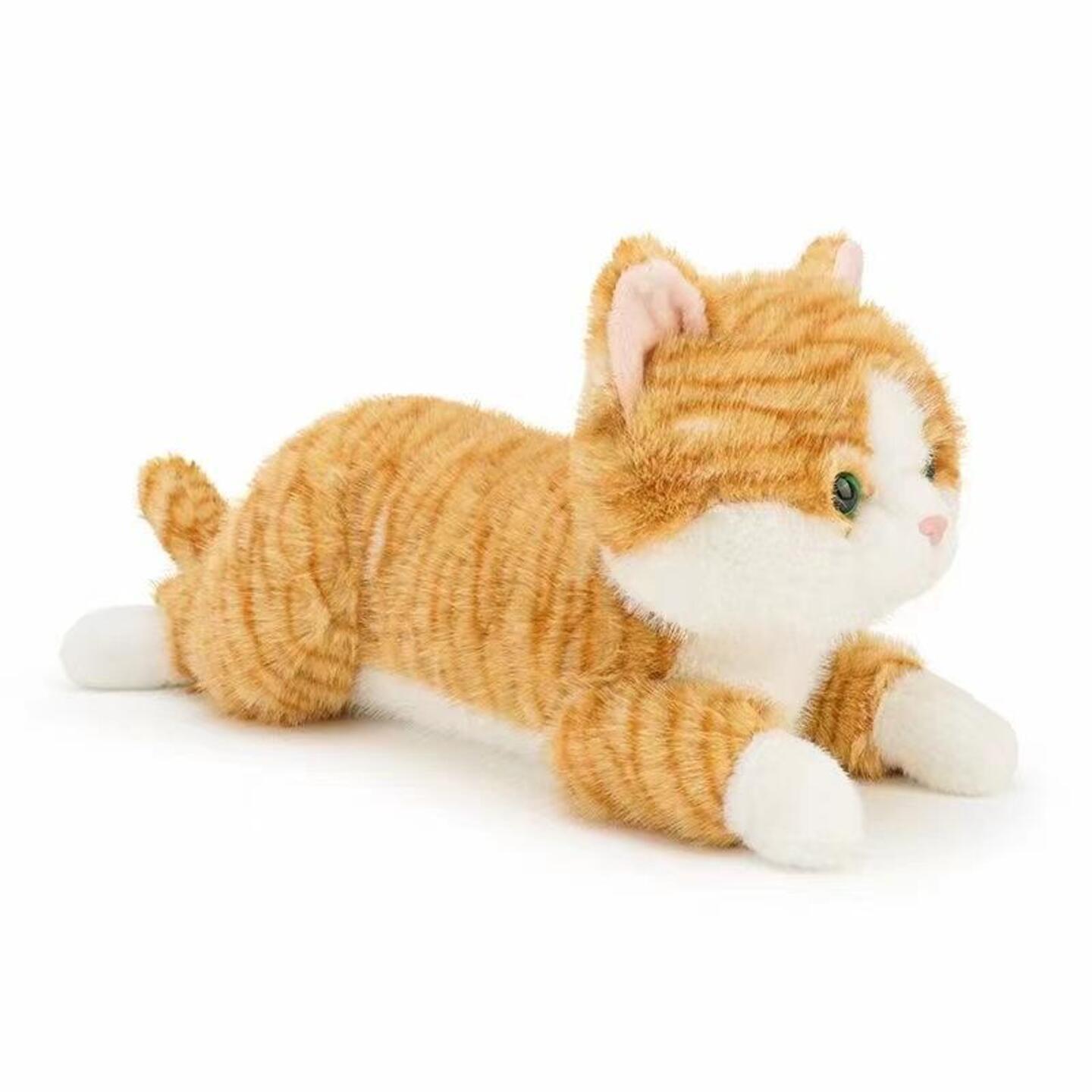  Customized Cute High Fidelity Cat Plush Toy for Children