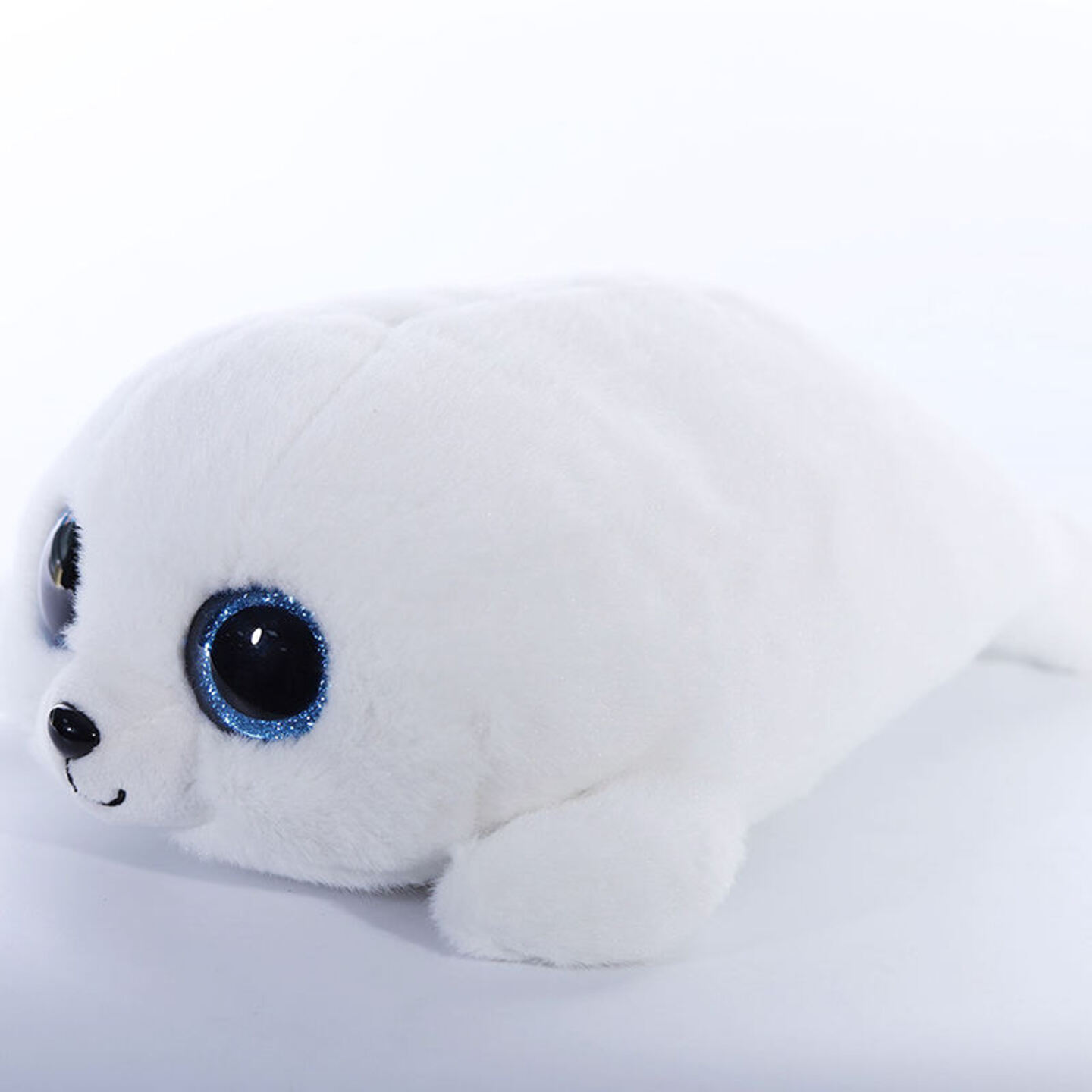Cute Big Eyes Plush Baby Seal Toy – White Seal Plush Toy