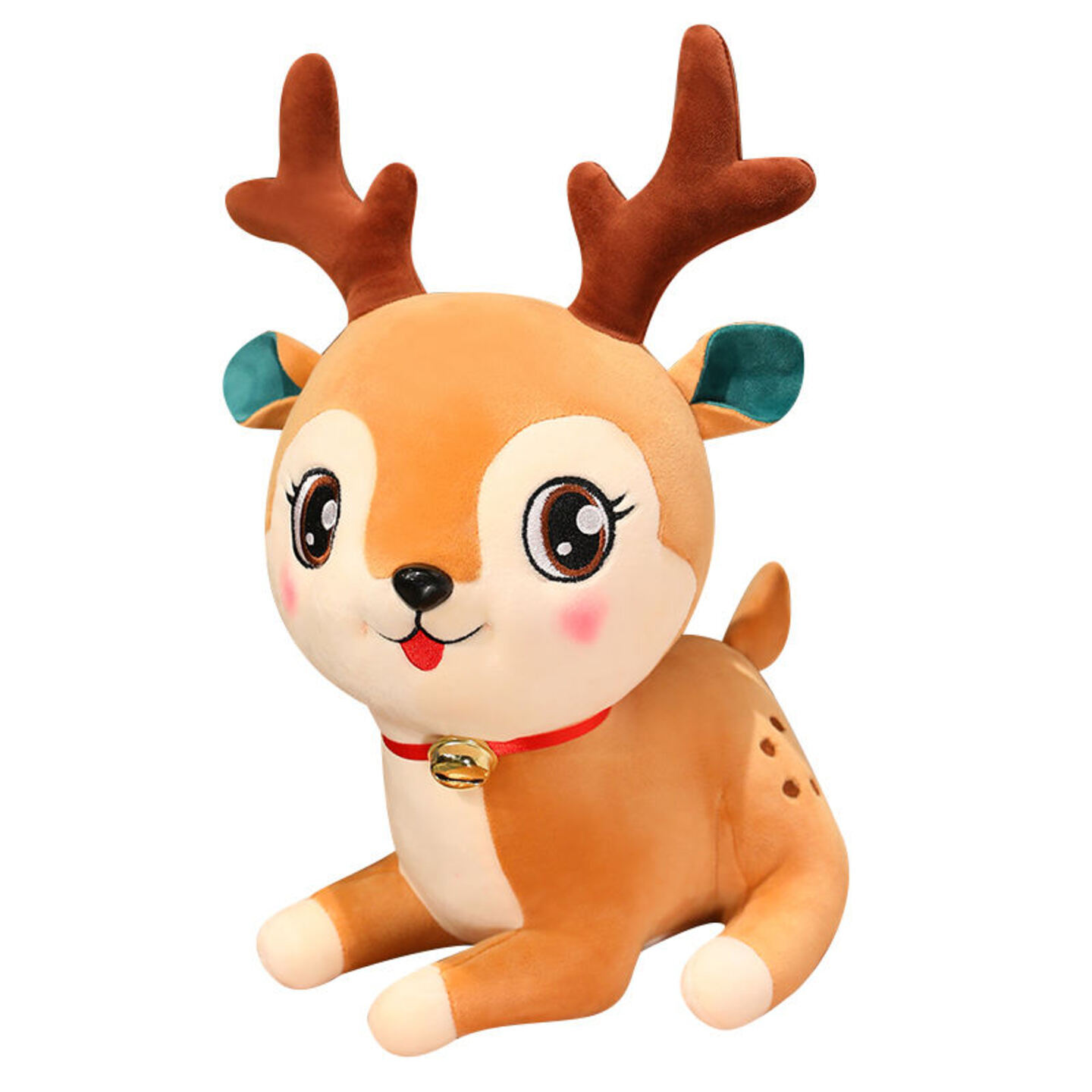 Ins Kawaii Animal Soft Stuffed Christmas Deer Plush Toy For Kids