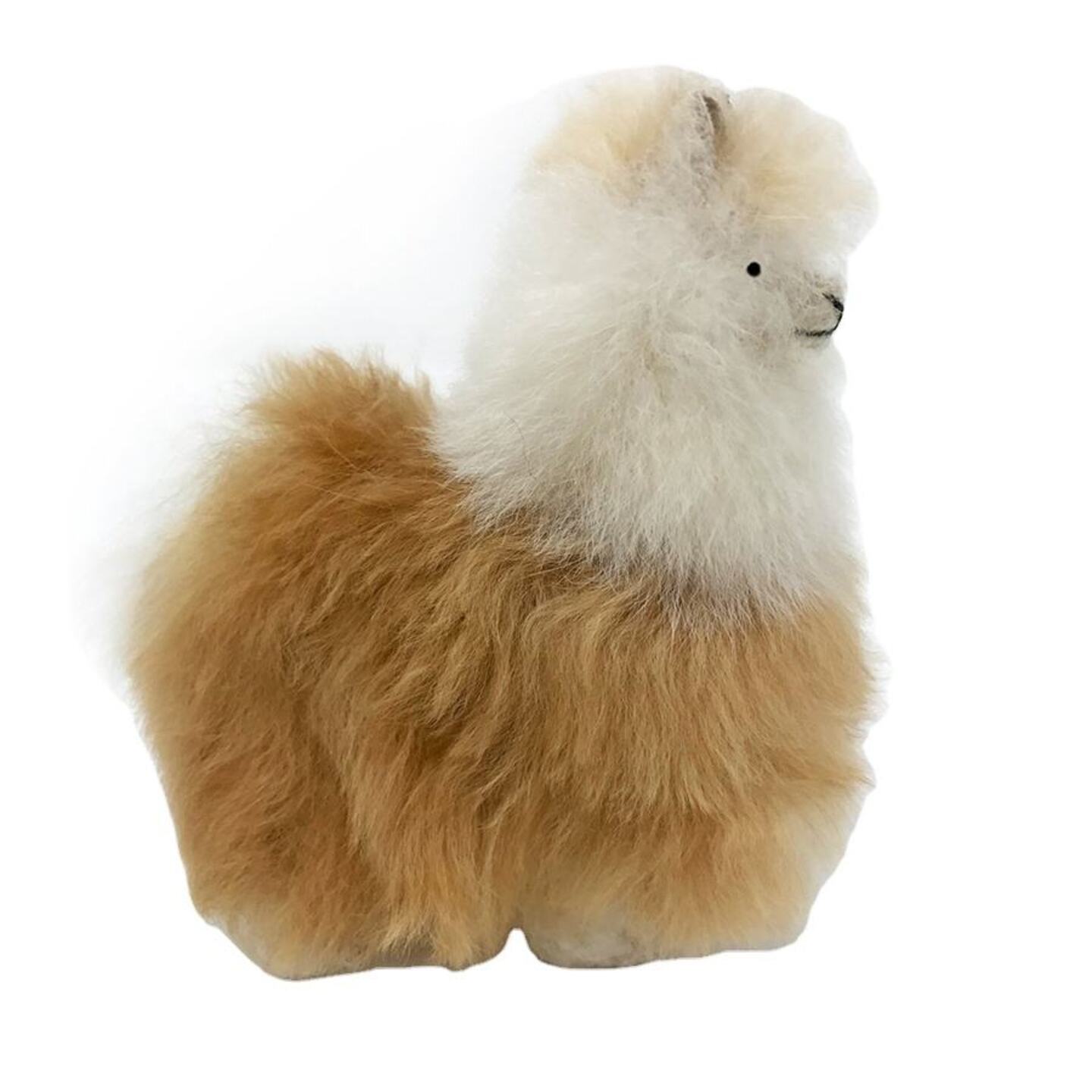 Baby Plush Alpaca Fur Mini 5 Inches Vivid Stuffed EN71 CE ASTM CPC Animal Lifelike Alpaca Plush Toy