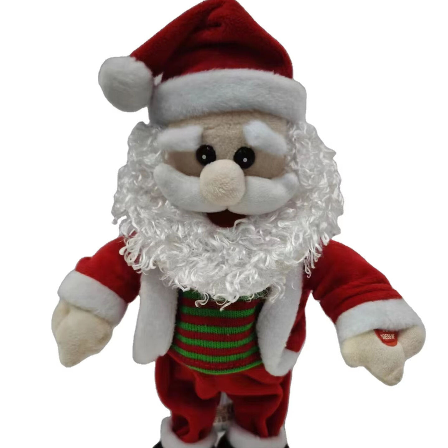 12.2 Inch Christmas Singing Santa Claus Father Christmas Cuddly Toy Singing Dancing Plush Toy