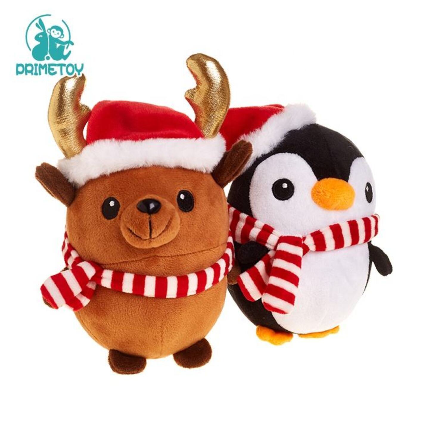 Cute Deer Santa Claus Snowman Children Stuffed Decoration Reindeer Doll