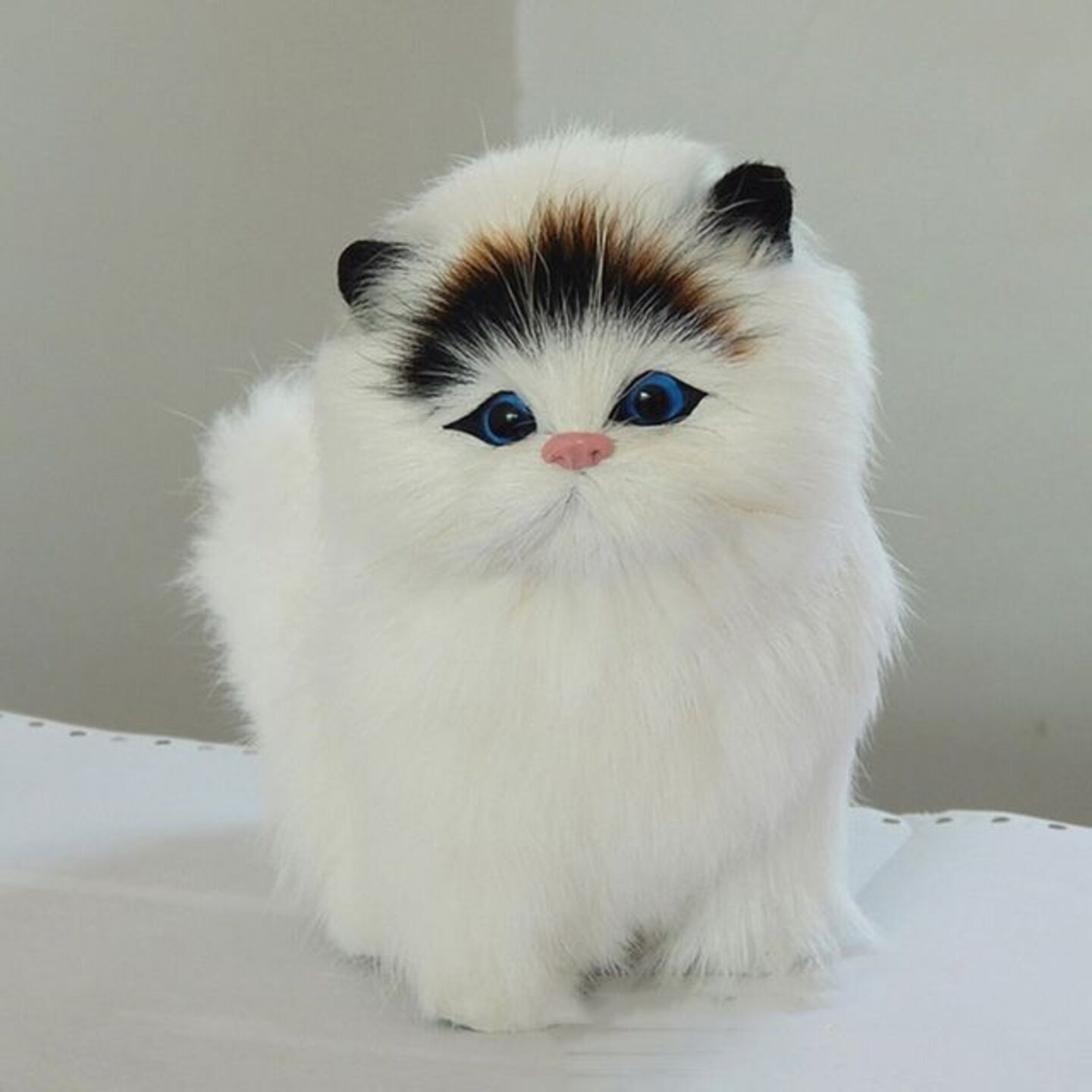 Christmas Gift Will Be Called Cat Simulation Animal Model Simulation Plush Cat Toy