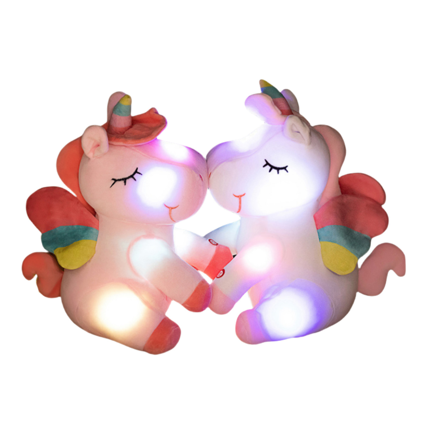 Light-Up Unicorn Stuffed Animal Toy Soft Plush Toy with Illuminated Feature