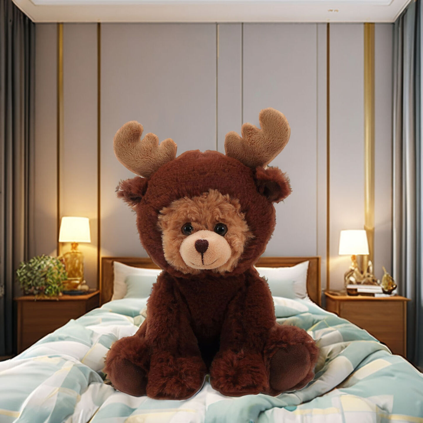 Custom Designed Pp Filling Pillow Gifts Reindeer Bear 10
