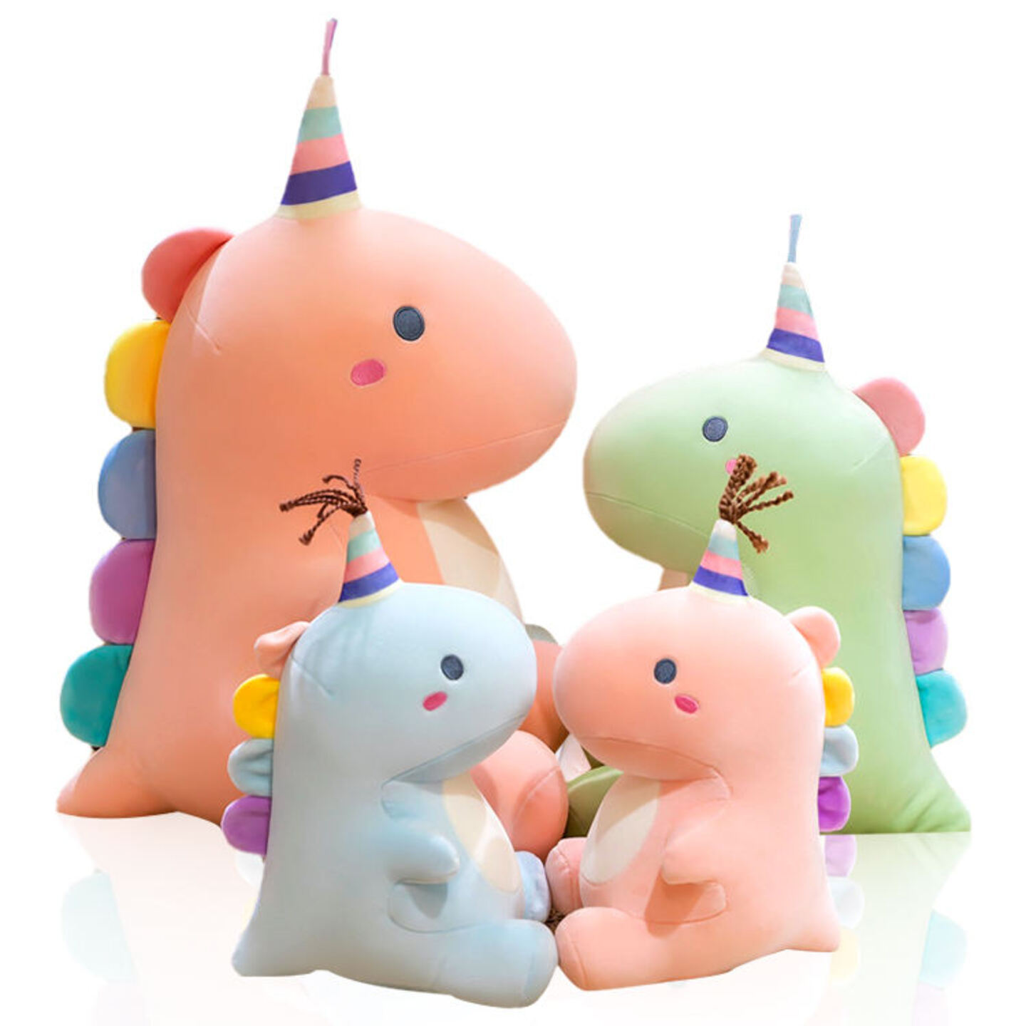 LOGO Children Kids Candy Color Unicorn Dinosaur Doll
