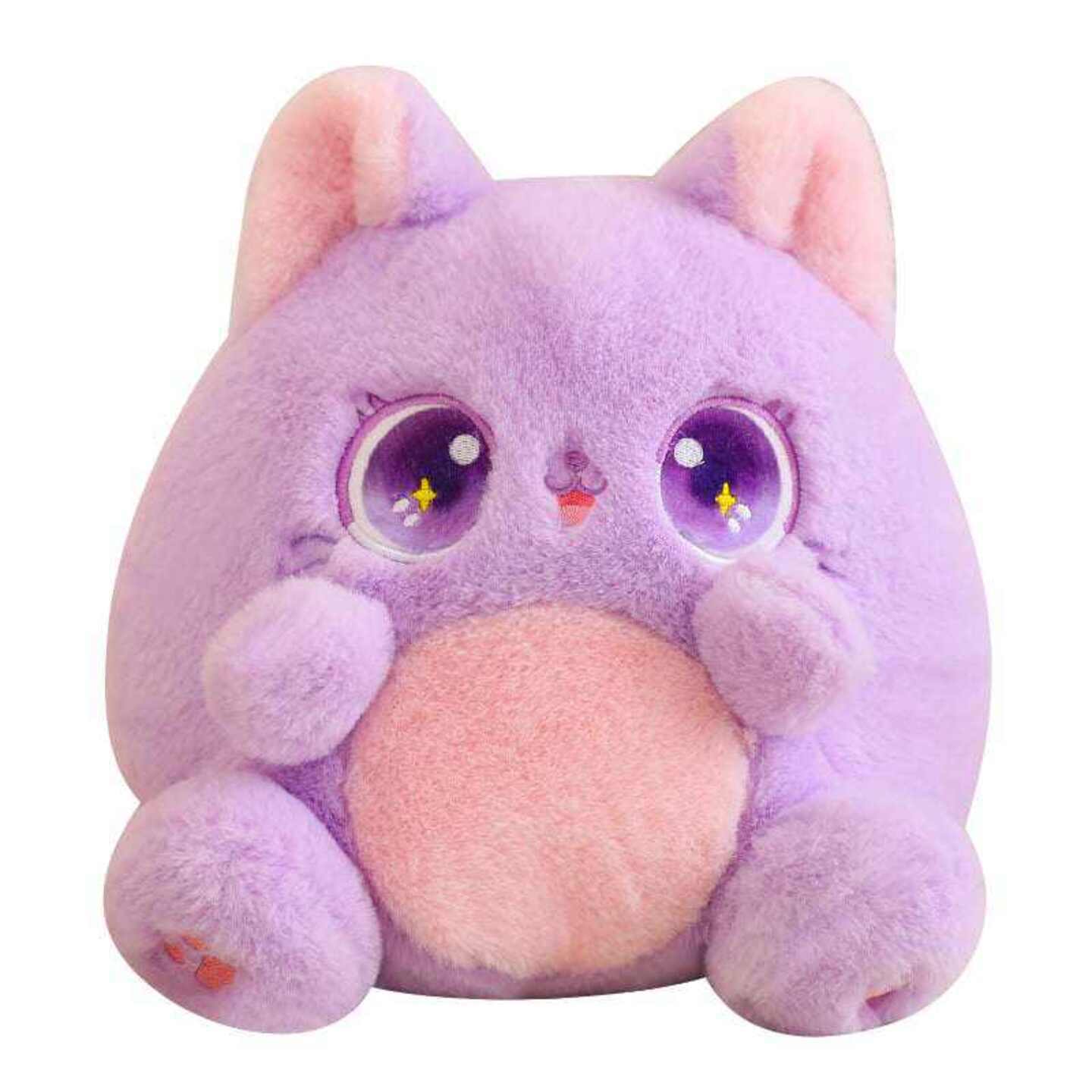 Cute Cat Plush Doll Stuffed Animal Toy Squishy Colorful Cat