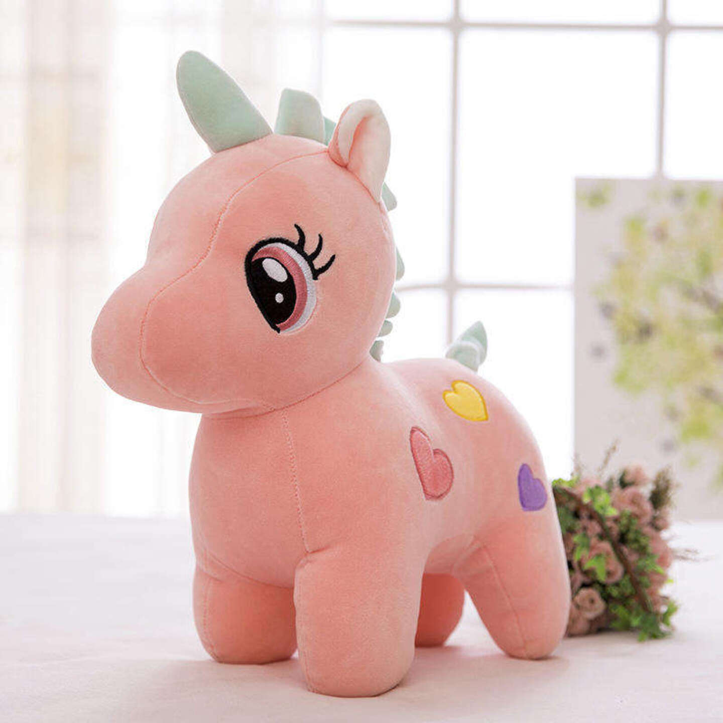 Customize Design Stuffed Plush Unicorn Toy With Kinds Of Colour For Children Gift