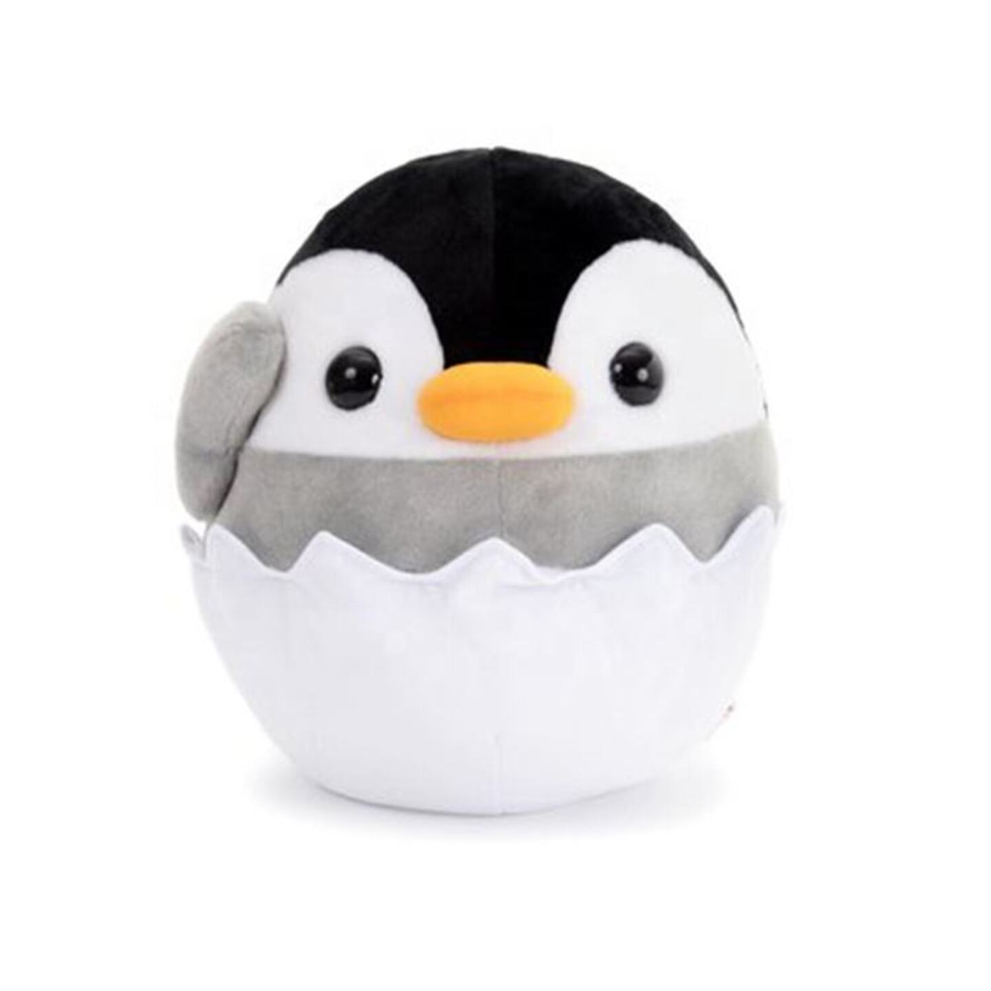 Branded Patch Eggshell Soft Stuffed Animal Handmade Penguin Plush Toy
