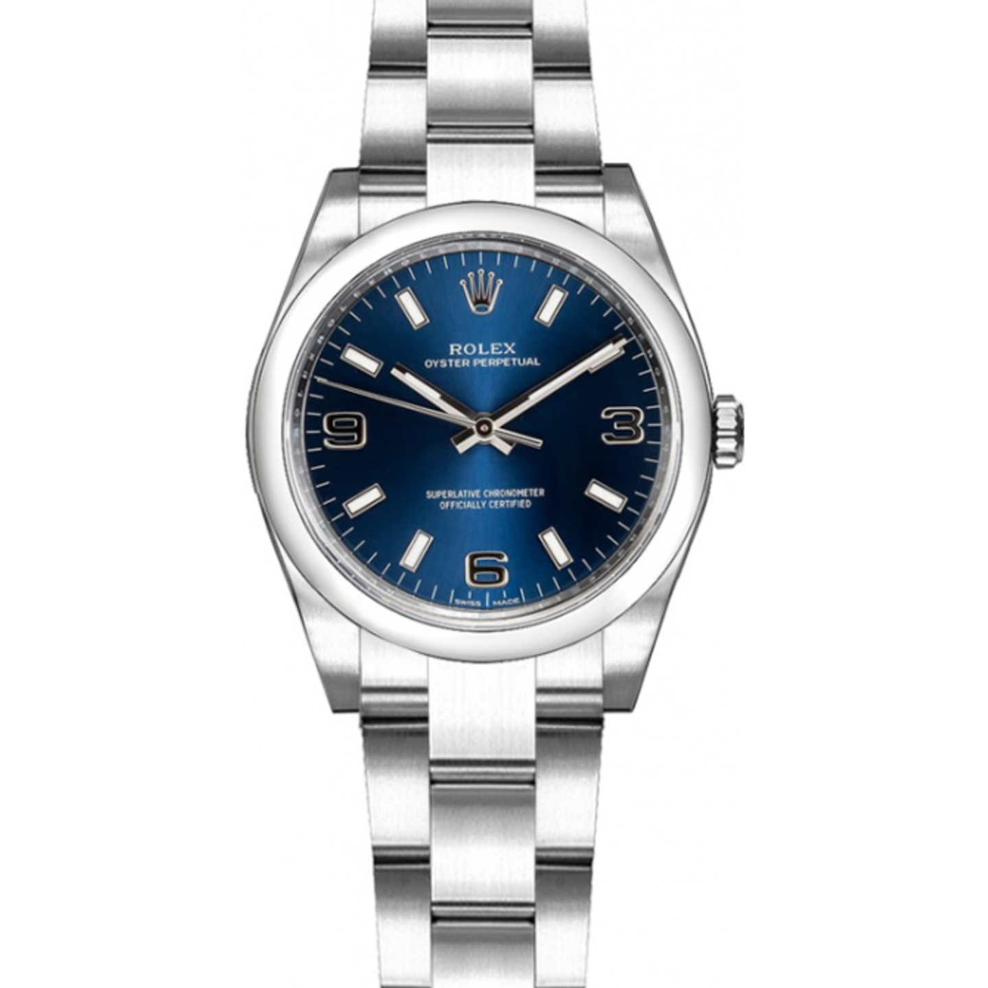 Rolex Oyster Perpetual 26 176200 Blue Dial 369 Number