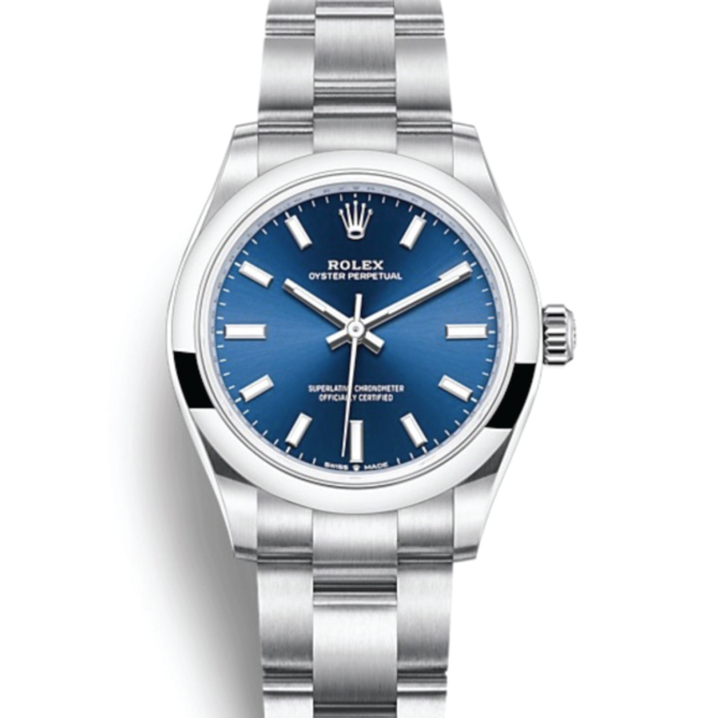 Rolex Oyster Perpetual 31mm 藍色錶面蠔式錶帶腕錶