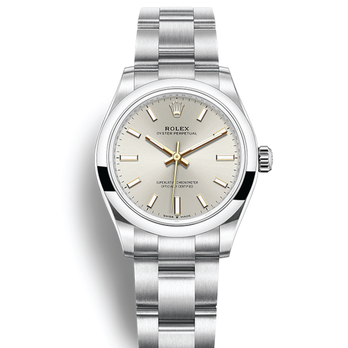 Rolex Oyster Perpetual 31mm 銀色錶面蠔式錶帶腕錶