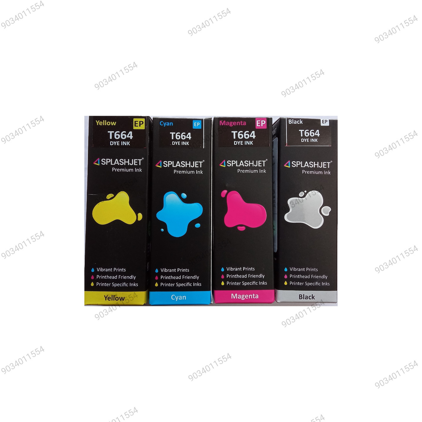 SPLASJET 4 COLOUR INK SET FOR EPSON 664
